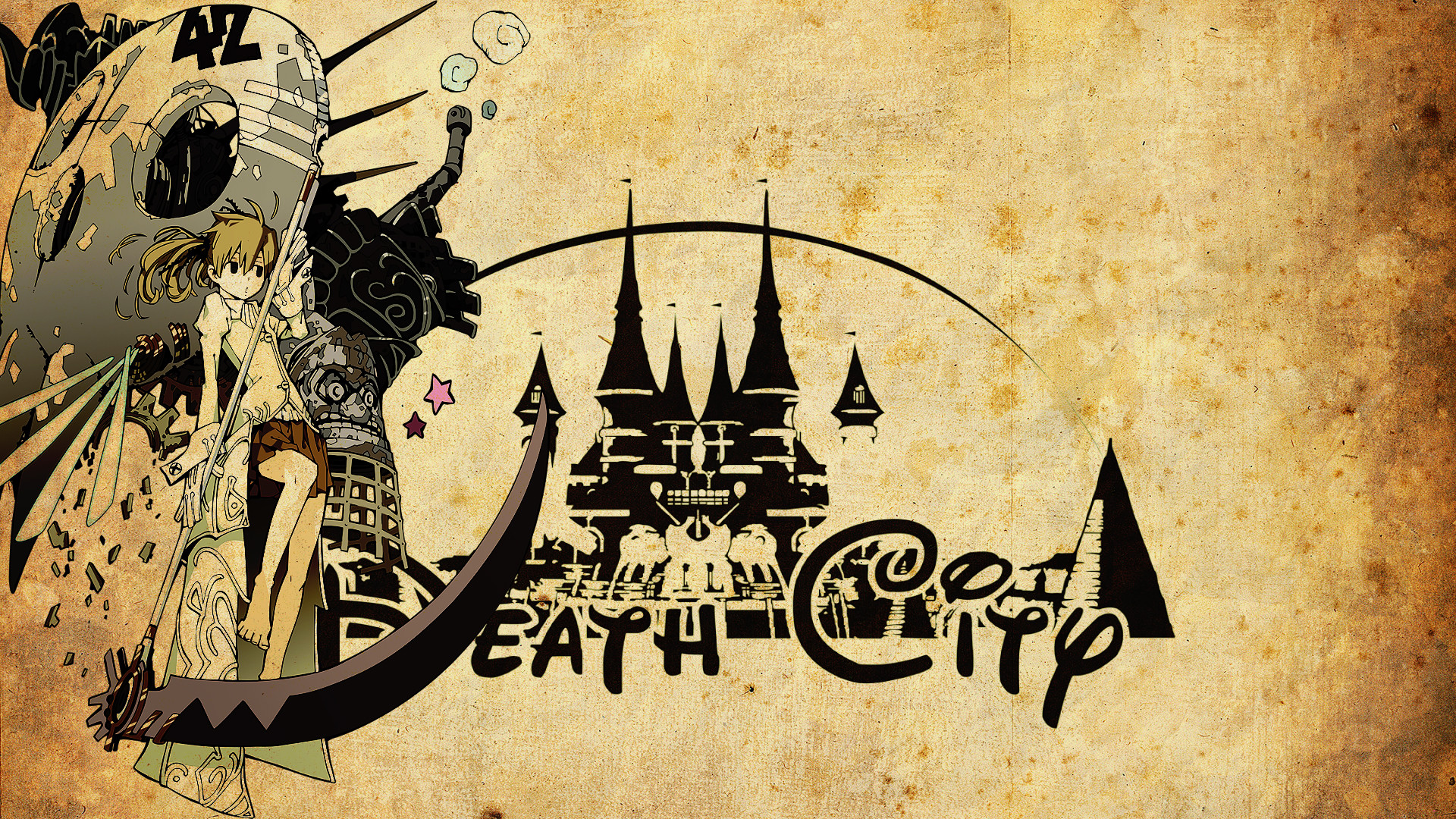 1920x1080 ... Death City - Soul Eater Wallpaper by Siimeo