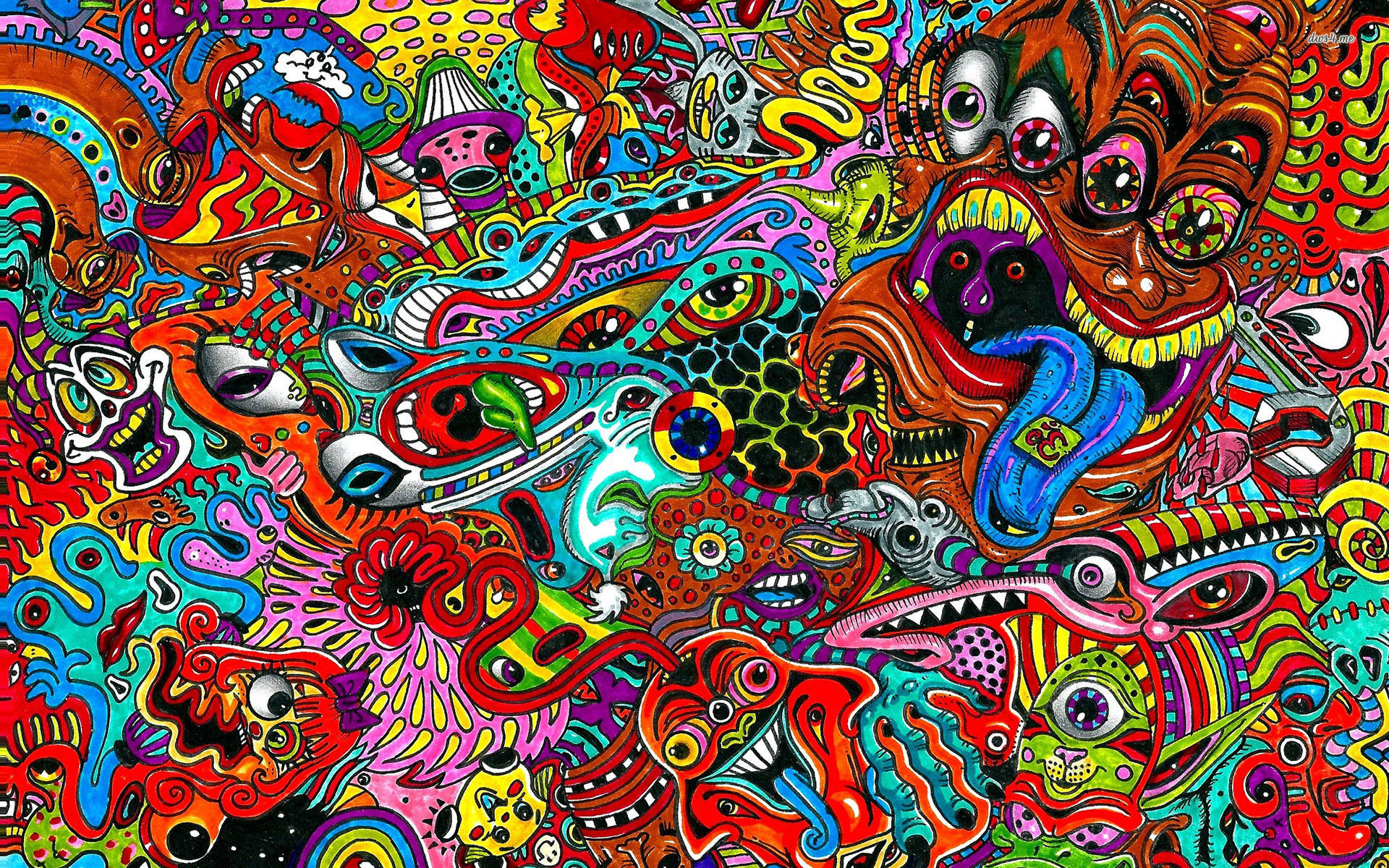 1920x1200 18+ Psychedelic Backgrounds, Wallpapers, Images | FreeCreatives