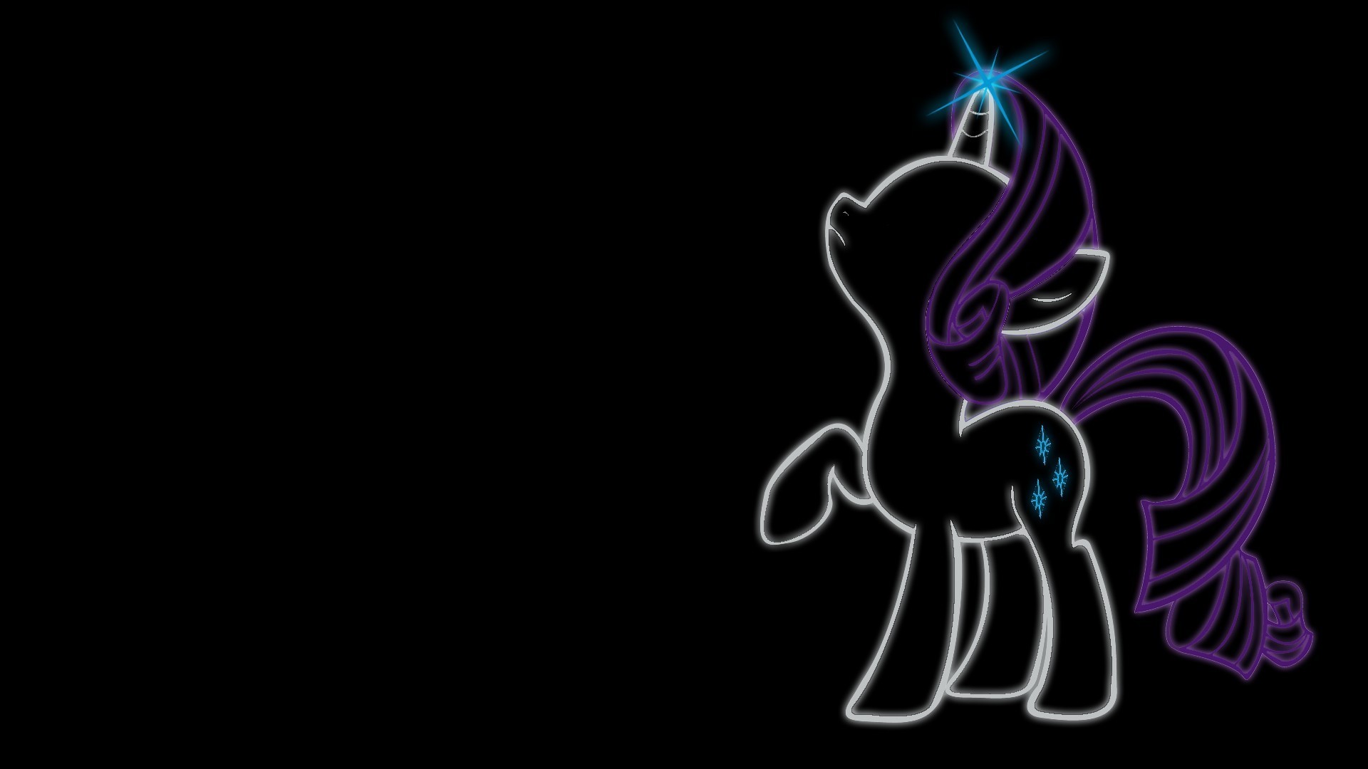 1920x1080 Glow rarity my little pony: friendship is magic wallpaper