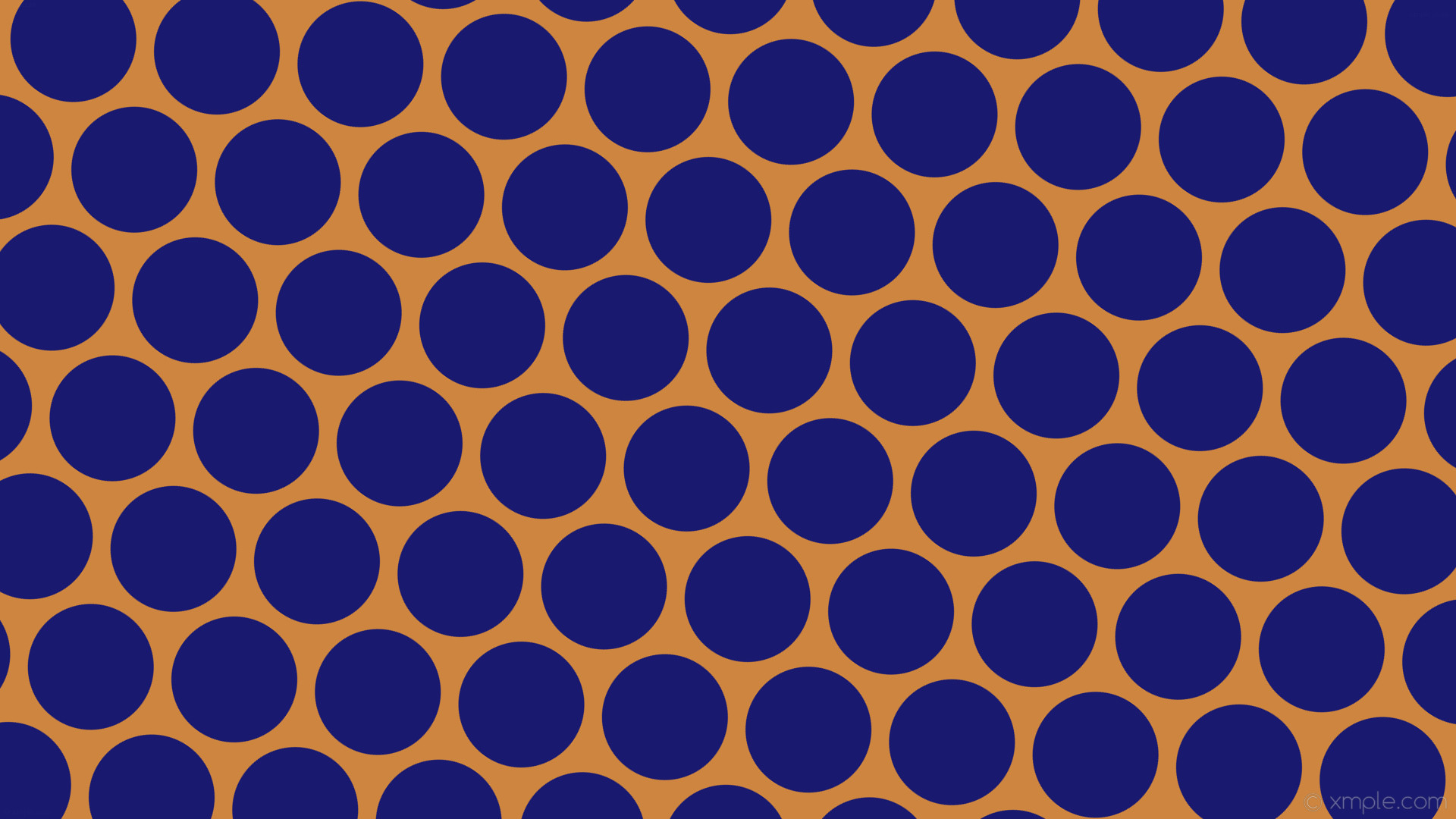 1920x1080 wallpaper blue brown polka dots hexagon peru midnight blue #cd853f #191970  diagonal 55Â°