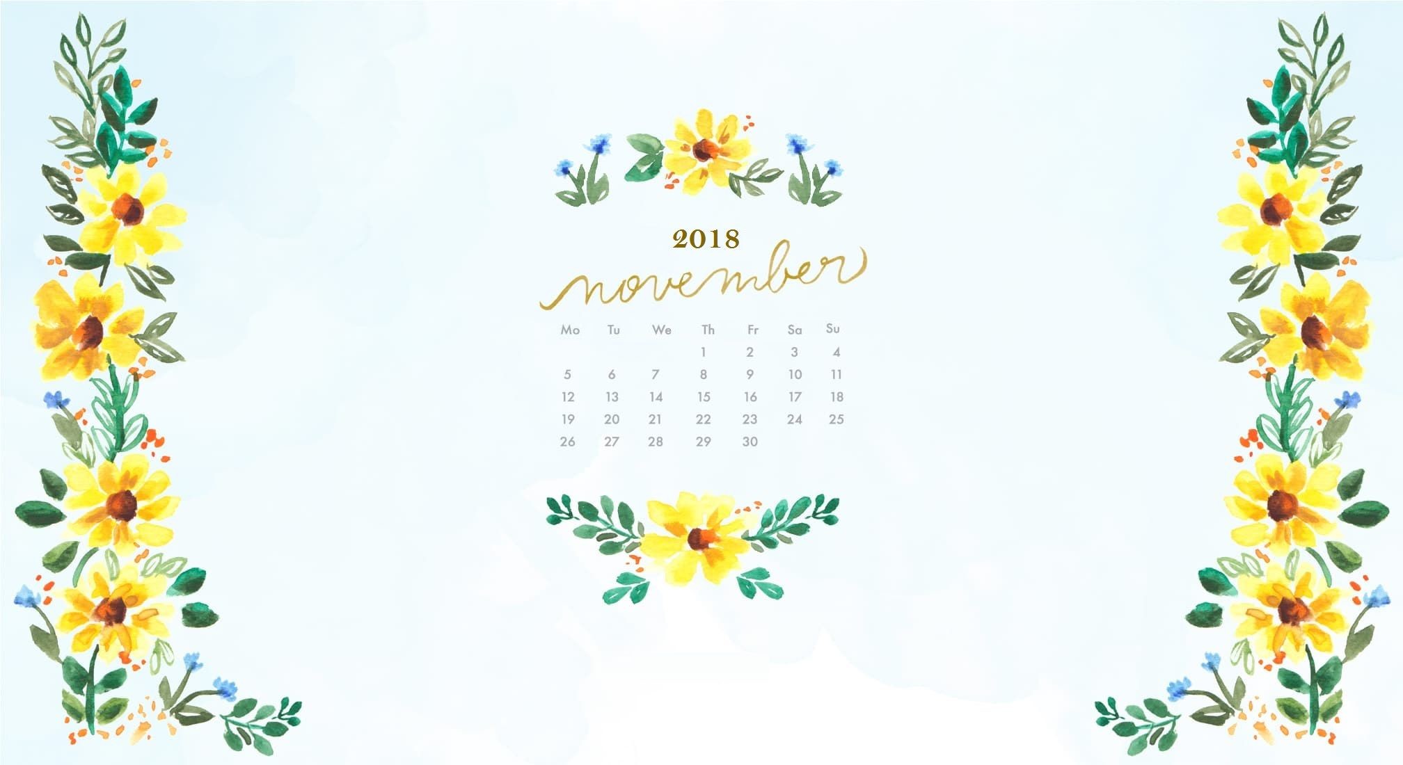 2016x1100 Nov 2018 Calendar Wallpapers For Smartphones, iPhone, Smart Gadgets Free  Download High Definition November | MaxCalendars | Pinterest | Calendar  wallpaper, ...
