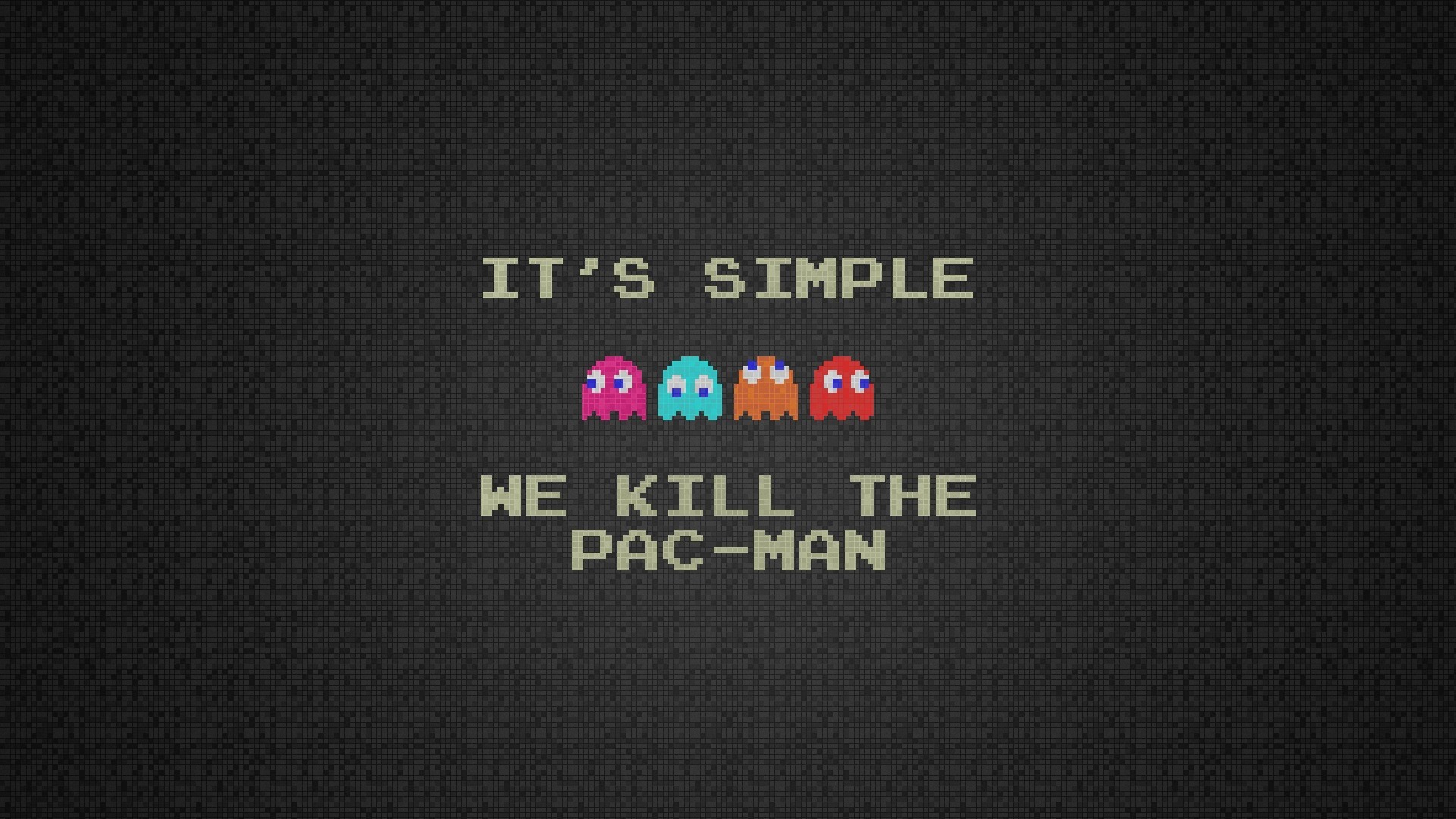 1920x1080 pacman, quote, characters