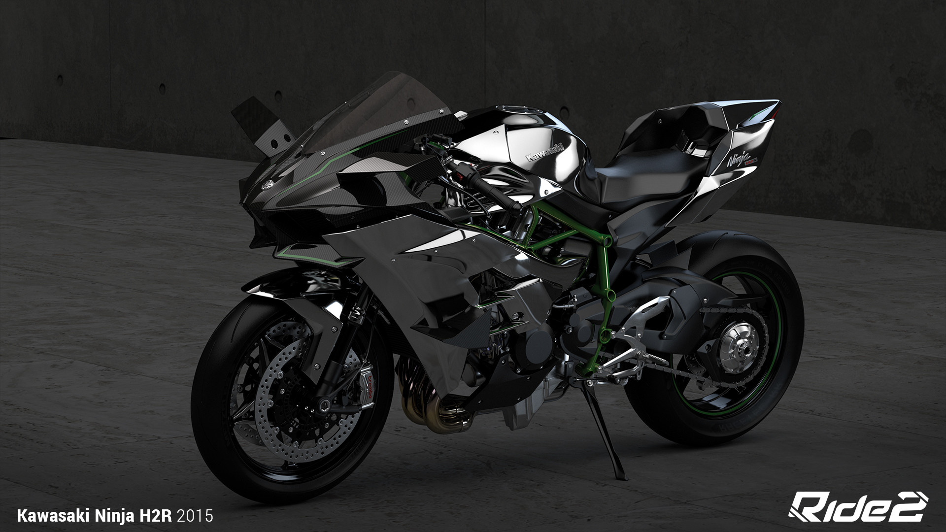 Romotional Polished Stainless Steel Floating Mirror Kawasaki Ninja H2r Cool Wallpaper  Hd PNG Image With Transparent Background | TOPpng
