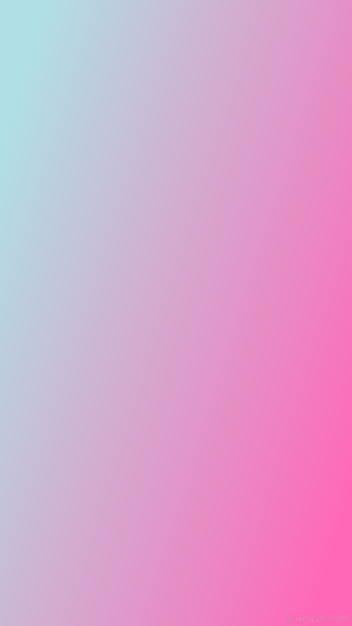 1152x2048 wallpaper pink gradient blue linear hot pink powder blue #ff69b4 #b0e0e6  315Â°