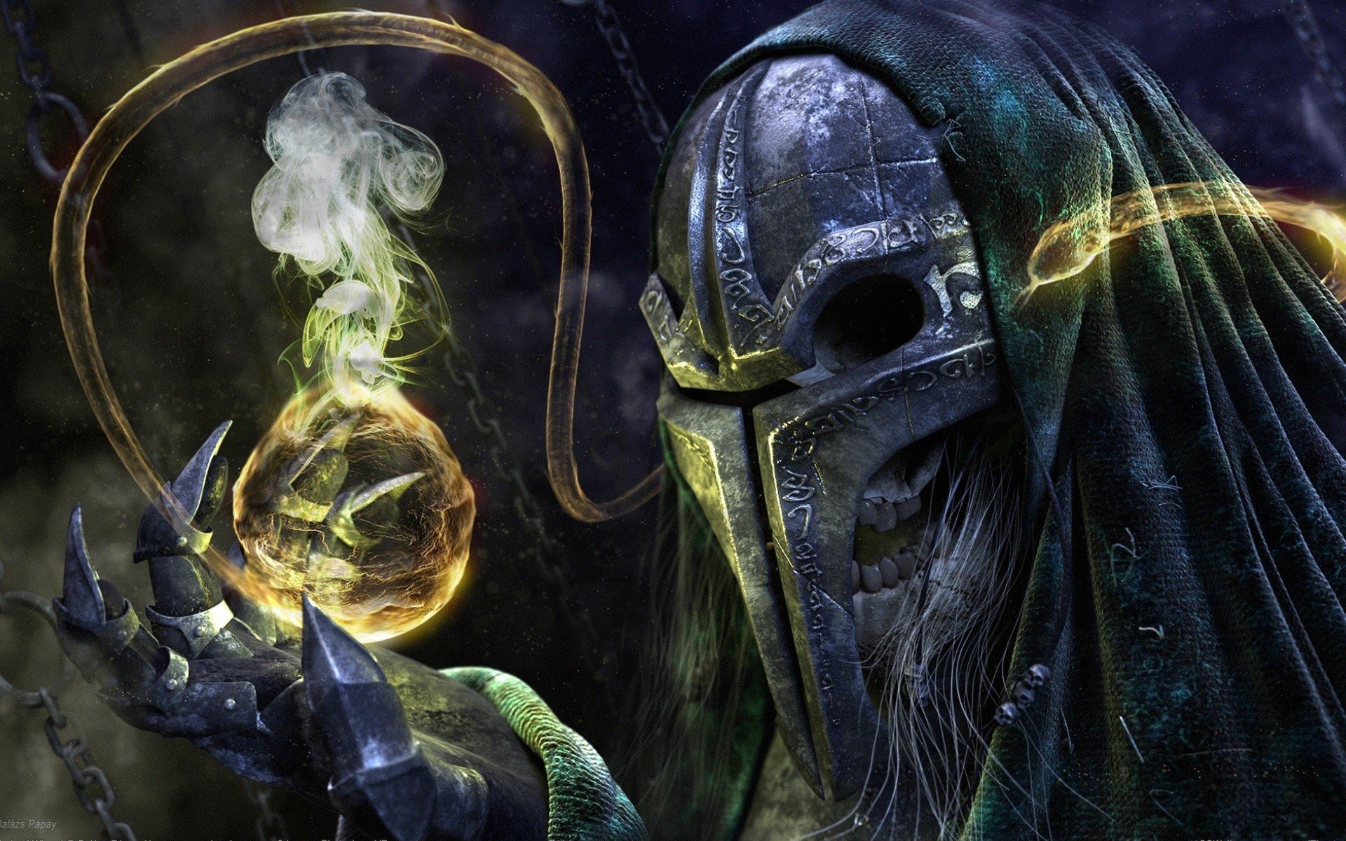 1920x1200 Undead Wizard 626056. SHARE. TAGS: Wizard Evil Christmas Undead