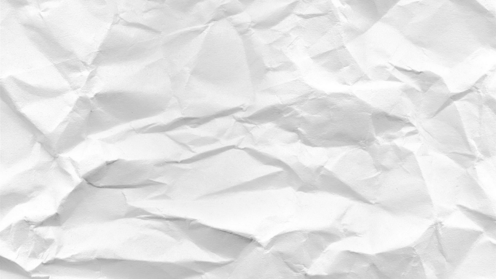 2048x1152 Preview wallpaper paper, crumpled, light, shadow 