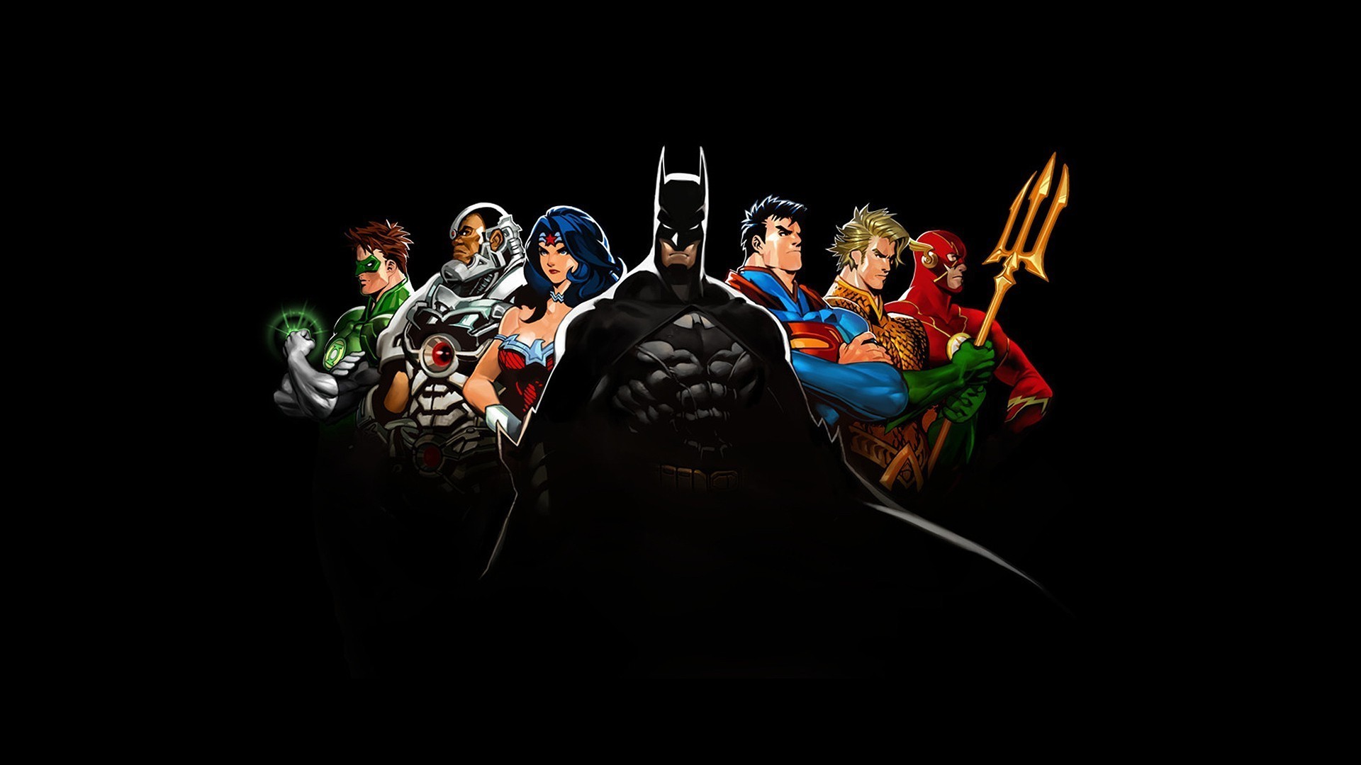 1920x1080 comics, DC Comics, Justice League, The Flash, Batman, Superman, Wonder  Woman, Green Lantern, Aquaman Wallpapers HD / Desktop and Mobile Backgrounds