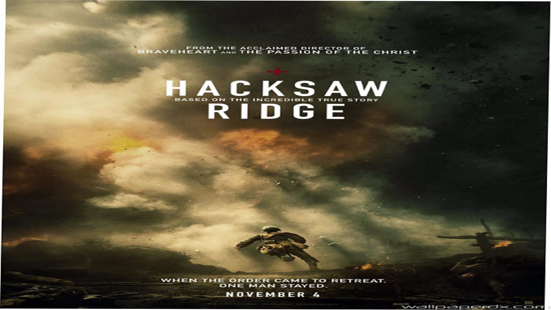 1920x1080 hacksaw ridge 2016 movie poster - 1920 x 1080