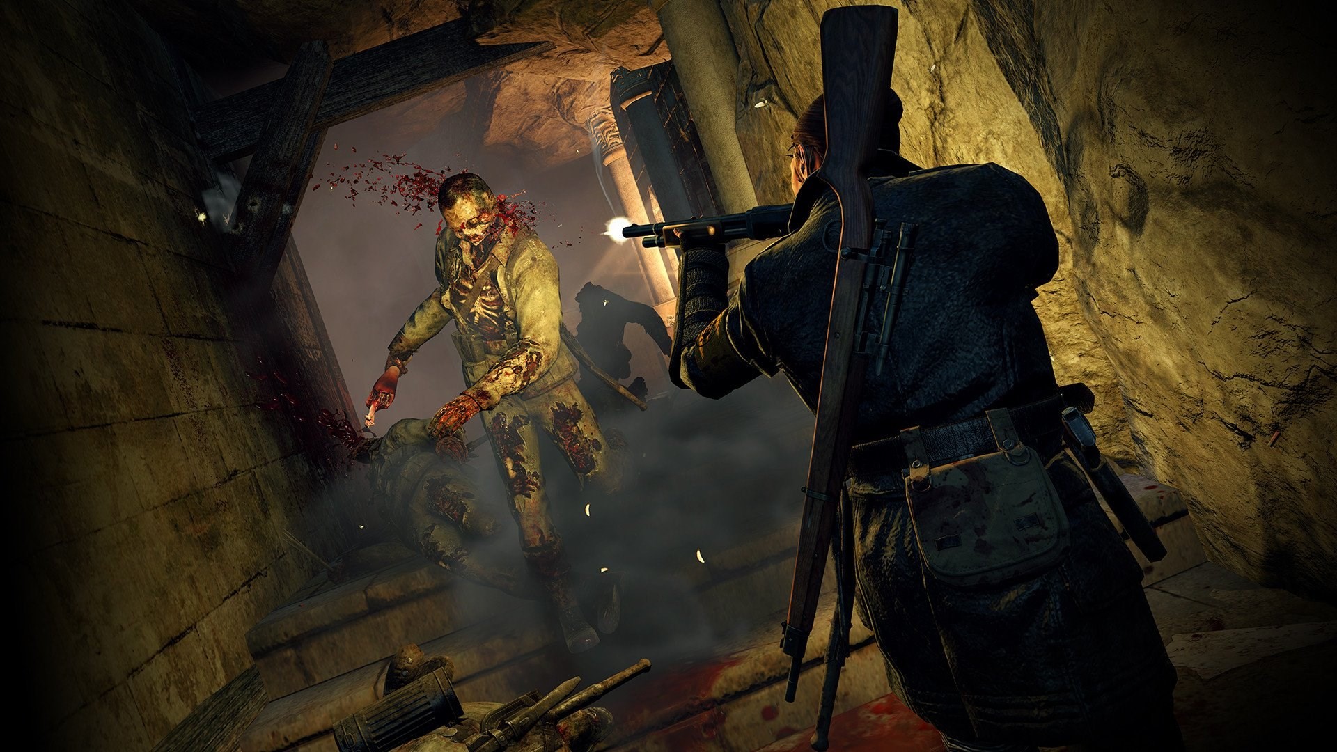 1920x1080 free wallpaper and screensavers for sniper elite nazi zombie army