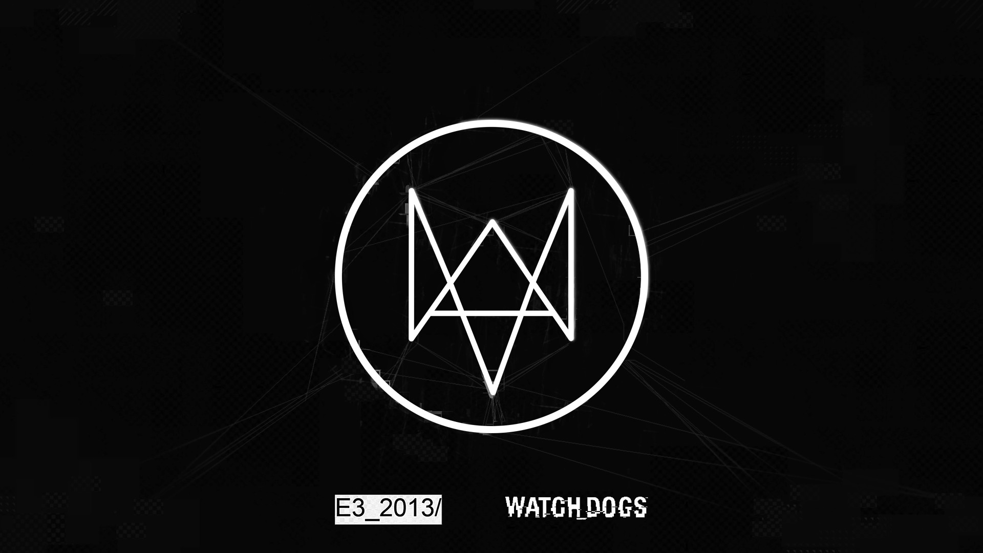 1920x1080 Watch Dogs Logo Wallpaper