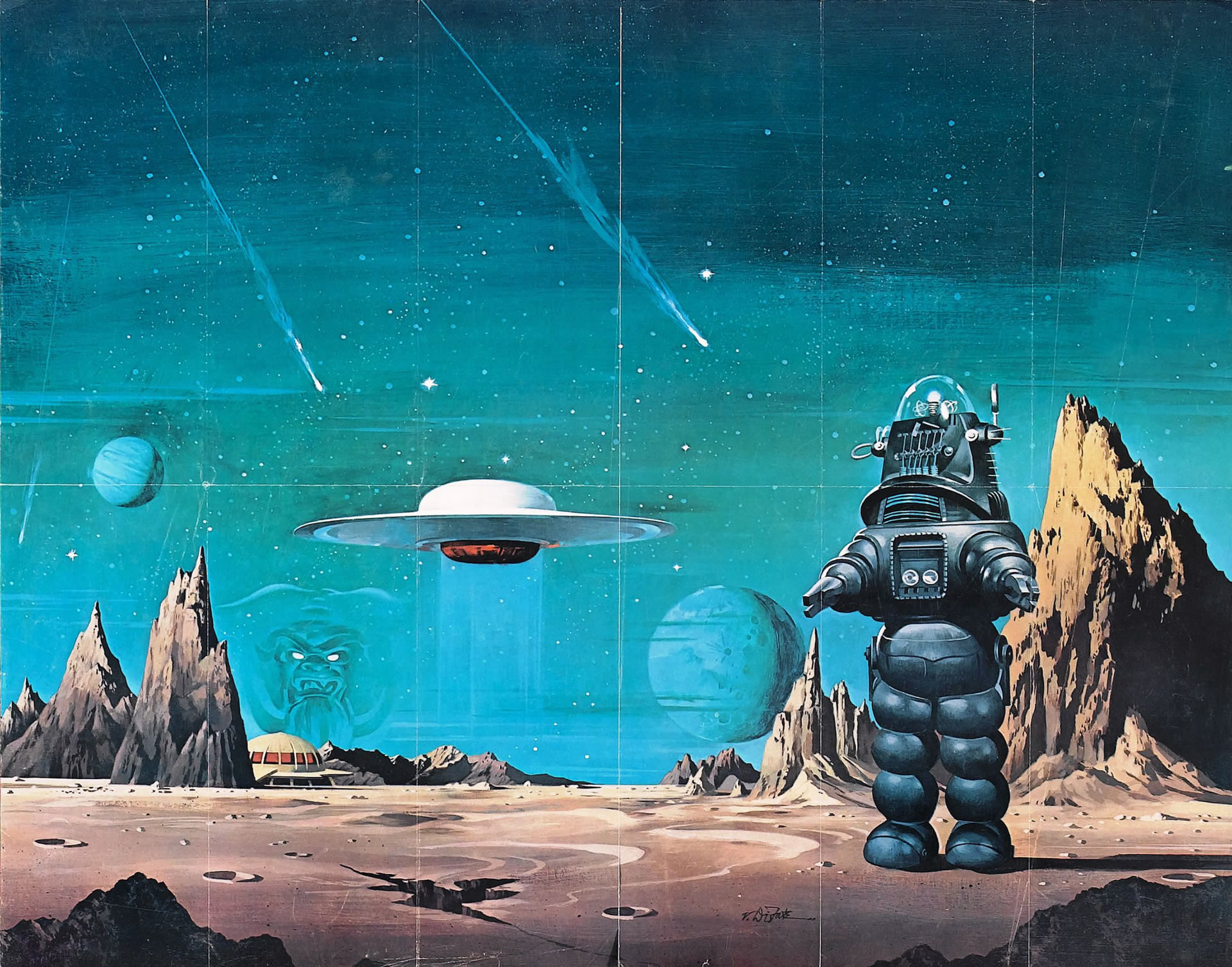 1920x1507 Forbidden Planet Iii - 1950s B Movie Posters Wallpaper Image