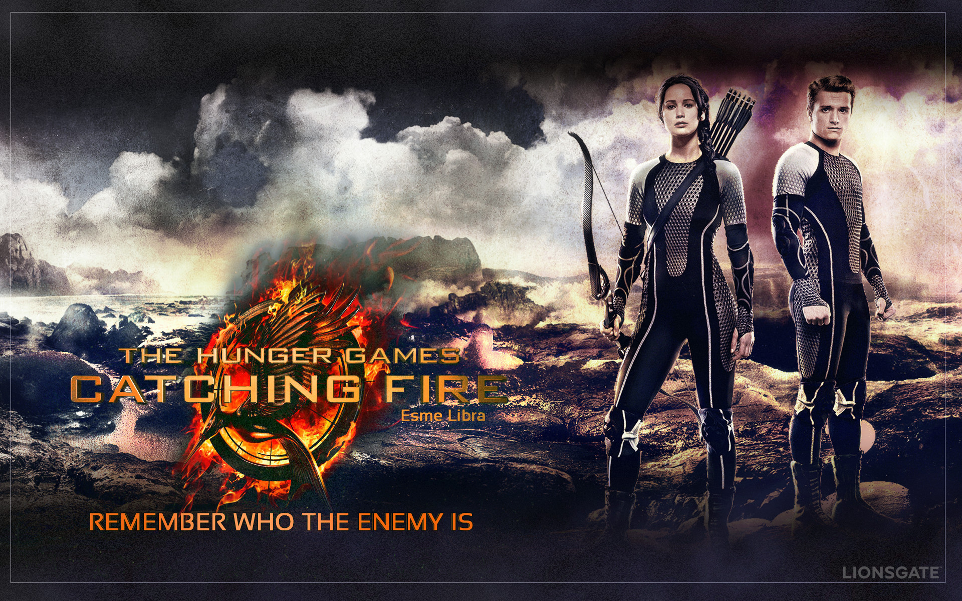 1920x1200 ... The Hunger Games - Catching Fire Wallpaper by esme-libra