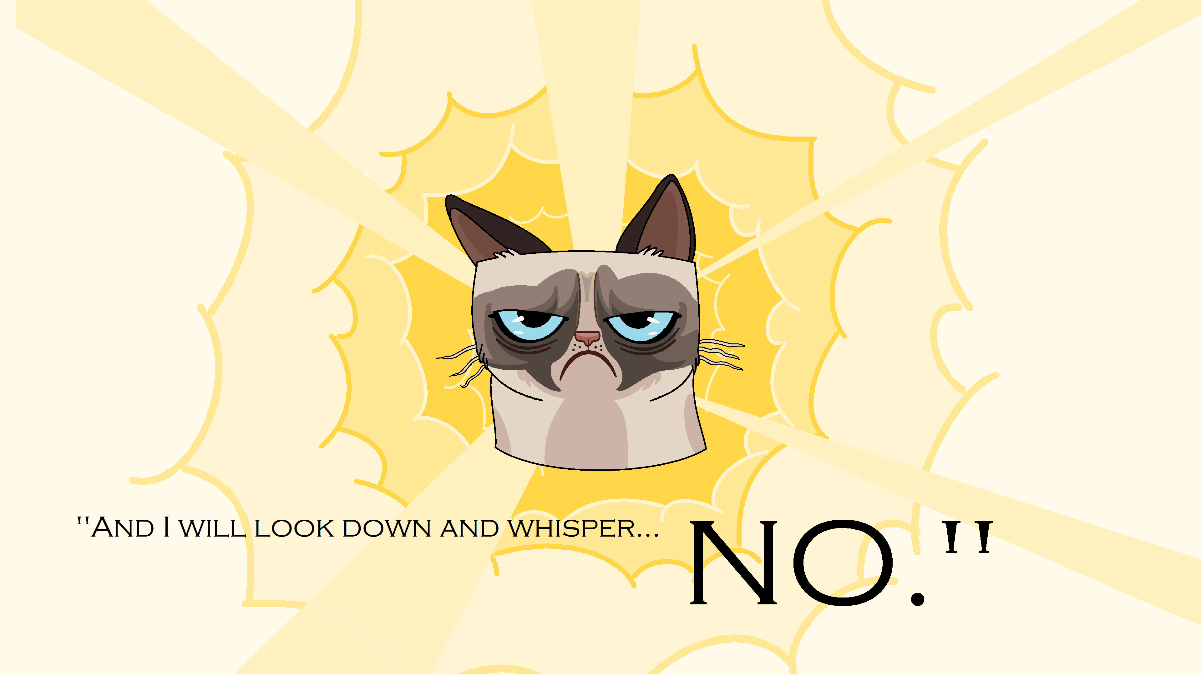 3840x2160 Grumpy Cat Wallpaper
