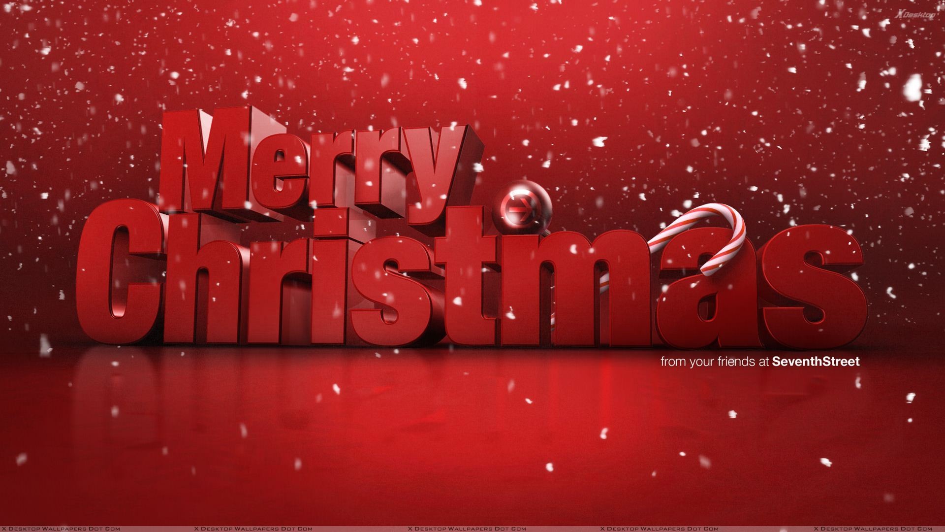 1920x1080 Merry Christmas And Red Background 15 Mar 2017