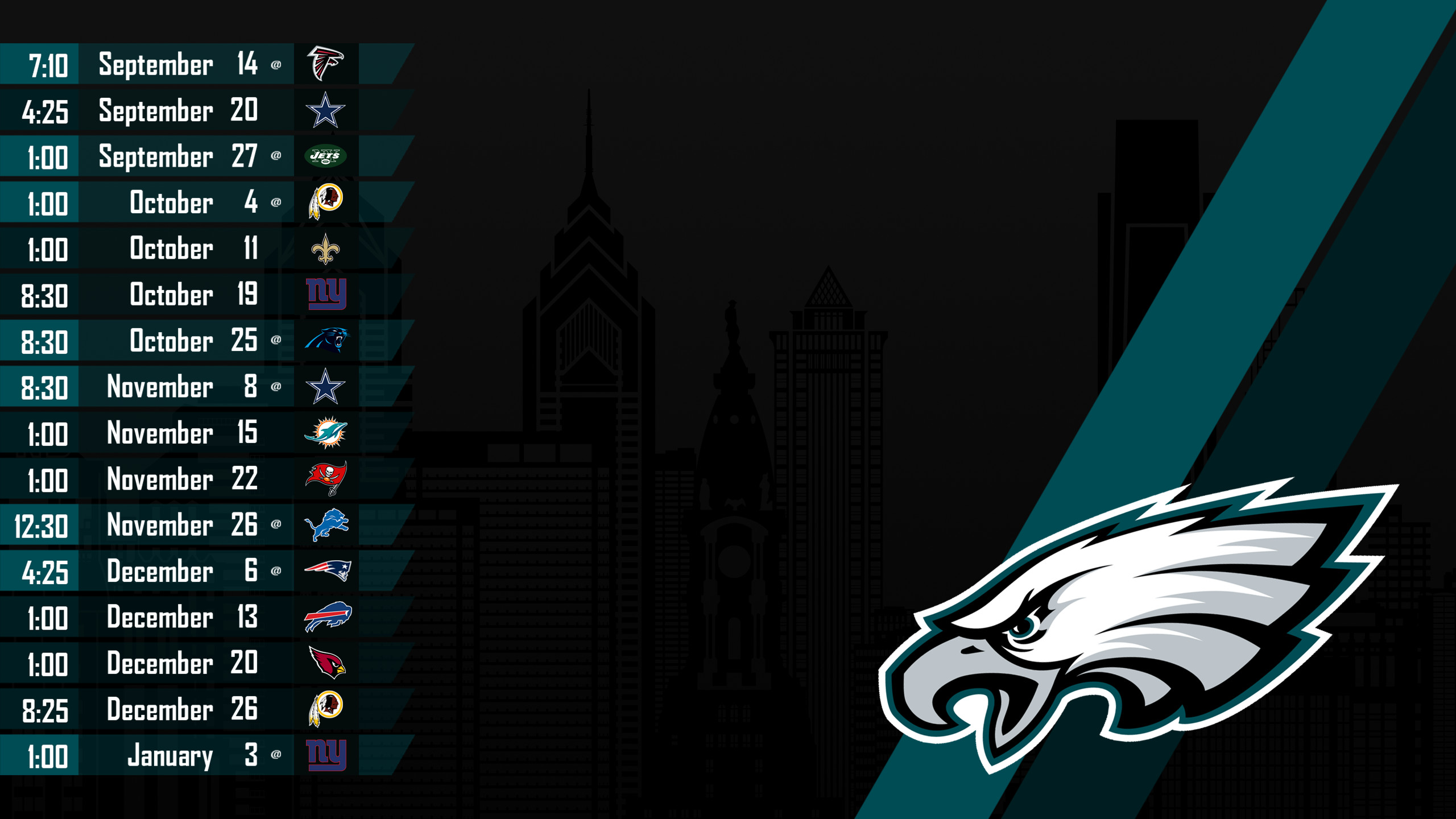2560x1440 ... NFL Eagles Wallpaper - Wallpapers Browse ...