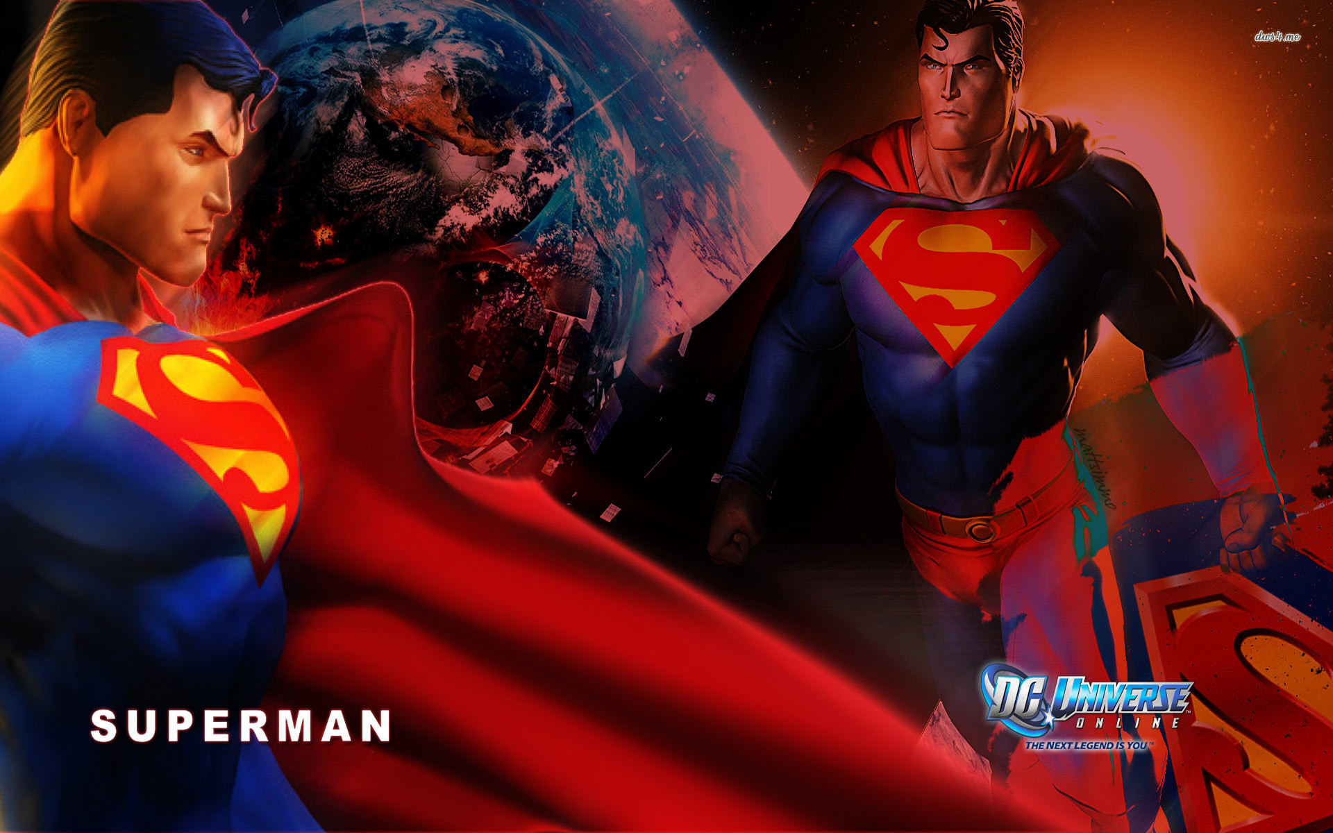 1920x1200 ... Superman - DC Universe Online wallpaper  ...