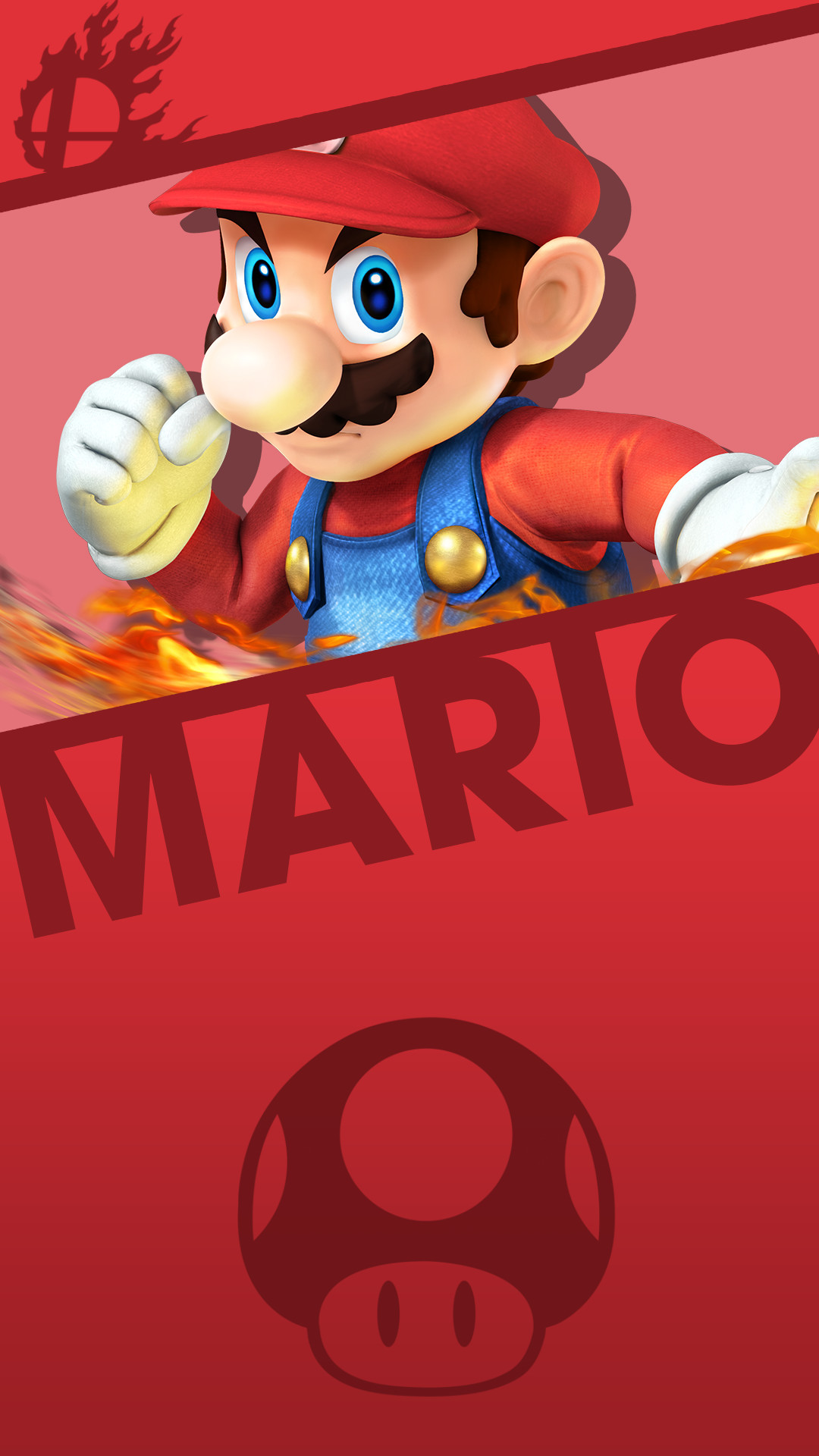 1080x1920 Mario Smash Bros. Phone Wallpaper by MrThatKidAlex24 on .