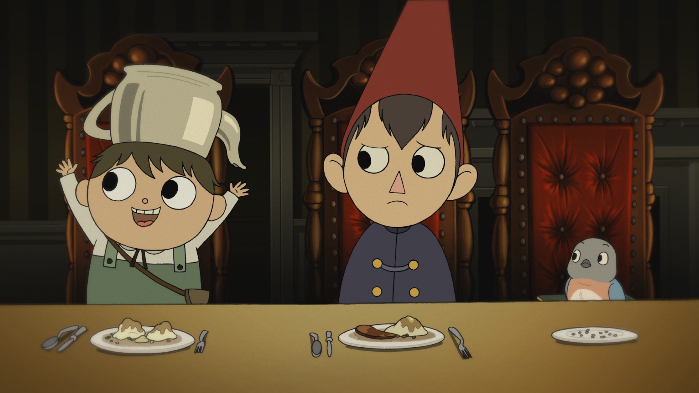 2400x1350 During the dinner - Over The Garden Wall Wallpaper () (218817)