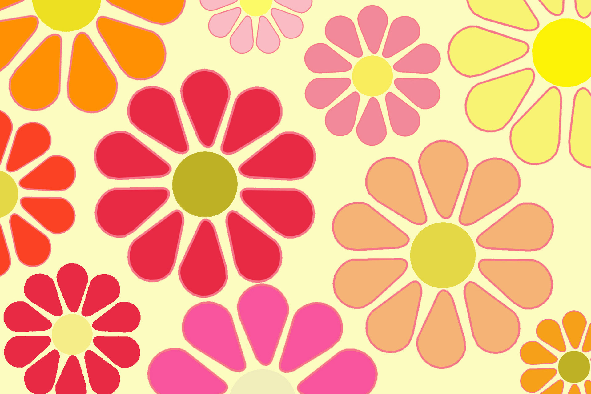 1920x1280 Flower Power Background