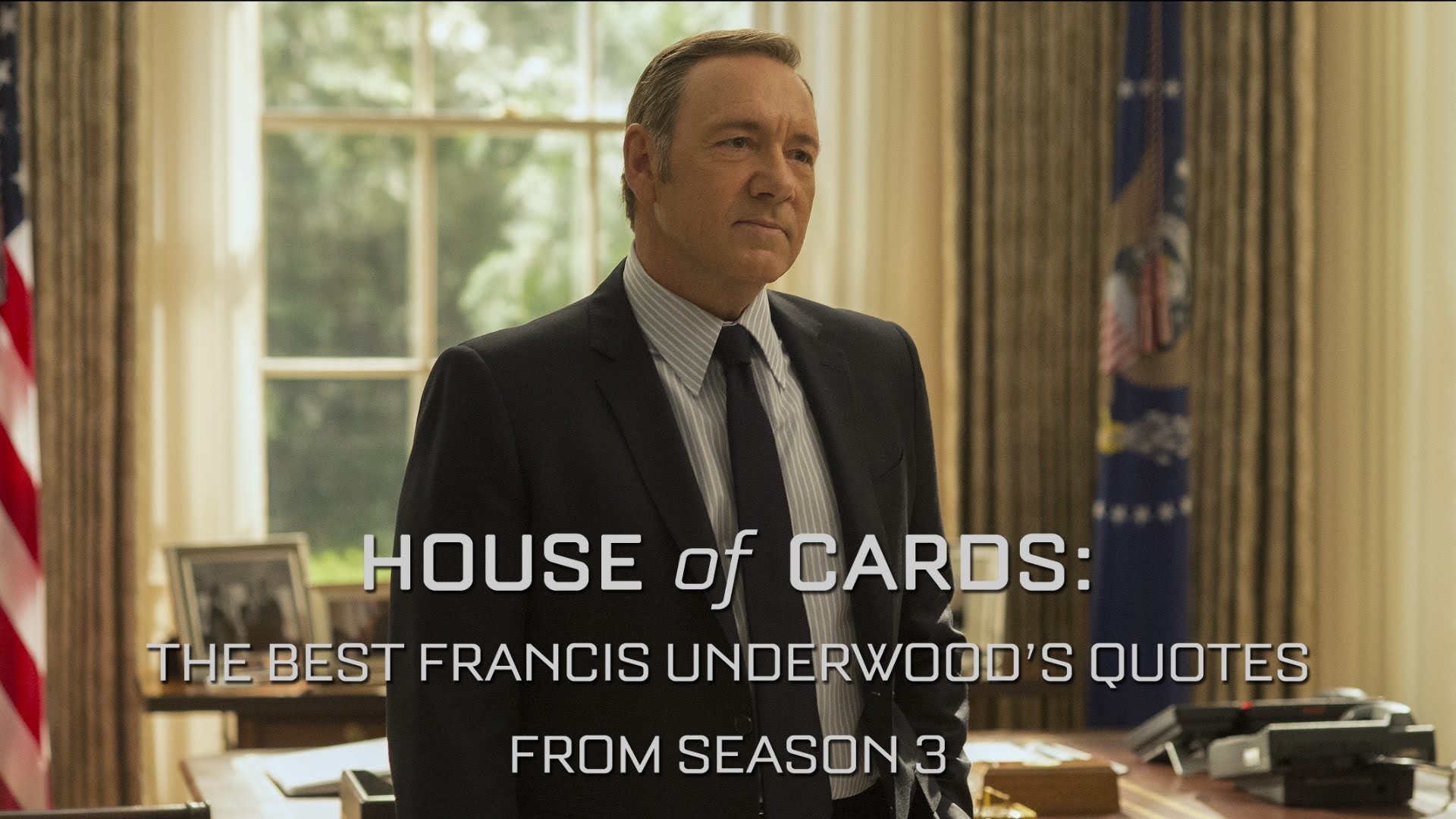 1920x1080 House of Cards: The Best Francis Underwood's Quotes from Season 3 - YouTube