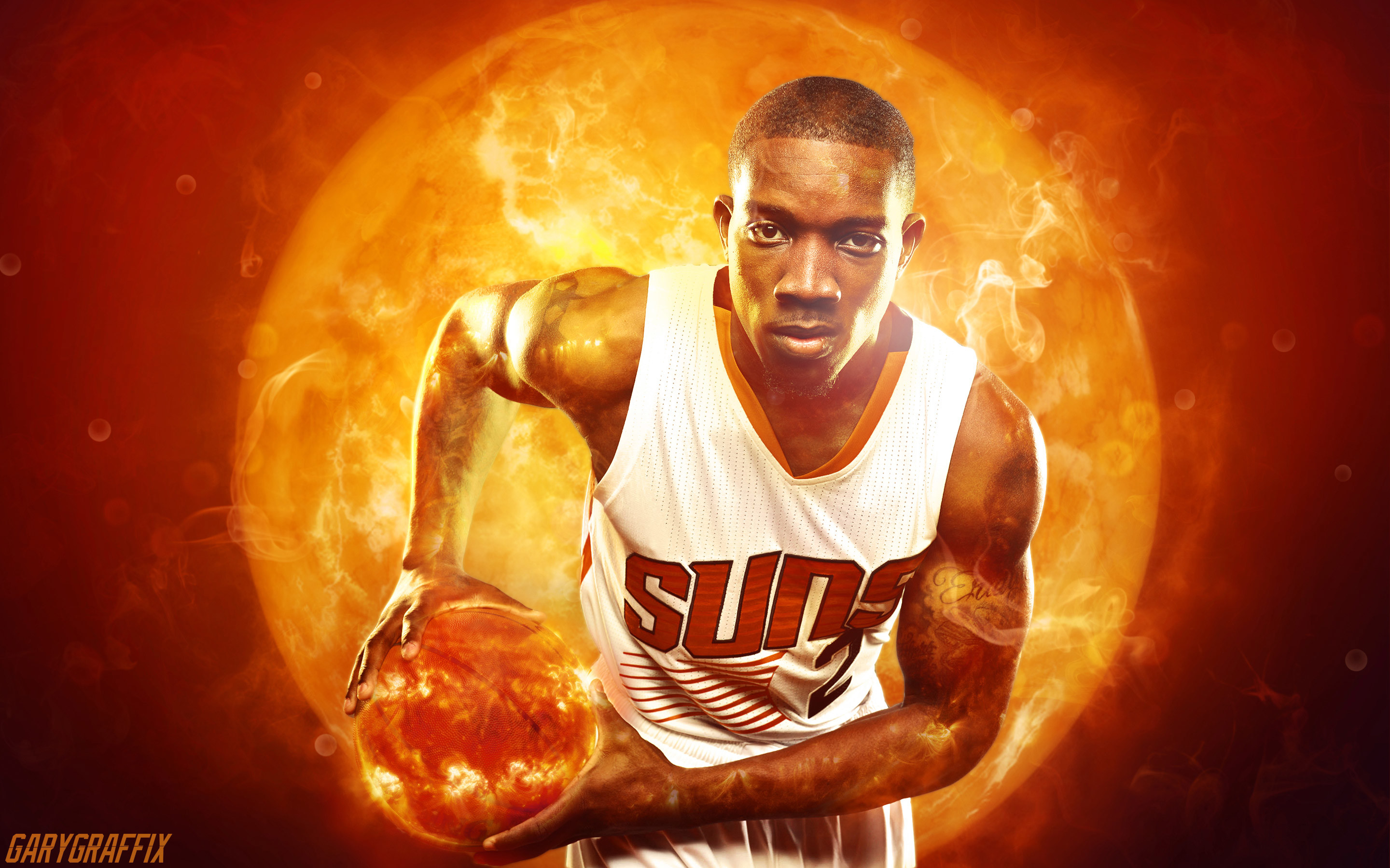 2880x1800 Eric Bledsoe Phoenix Suns 2015-2016 Wallpaper