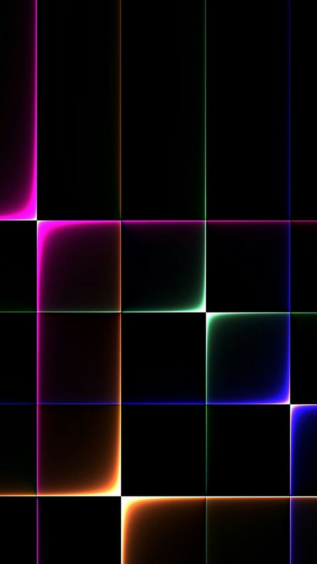 1080x1920 Cool Phone Wallpapers for Samsung Galaxy On8 background with Colorful  Lights in Dark Squares