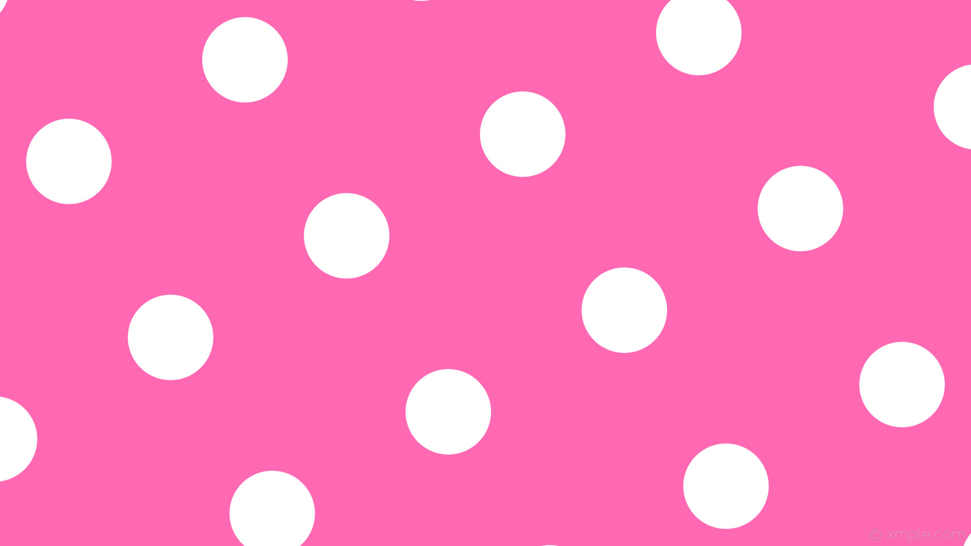 1920x1080 wallpaper polka dots spots pink white hot pink #ff69b4 #ffffff 30Â° 169px  402px