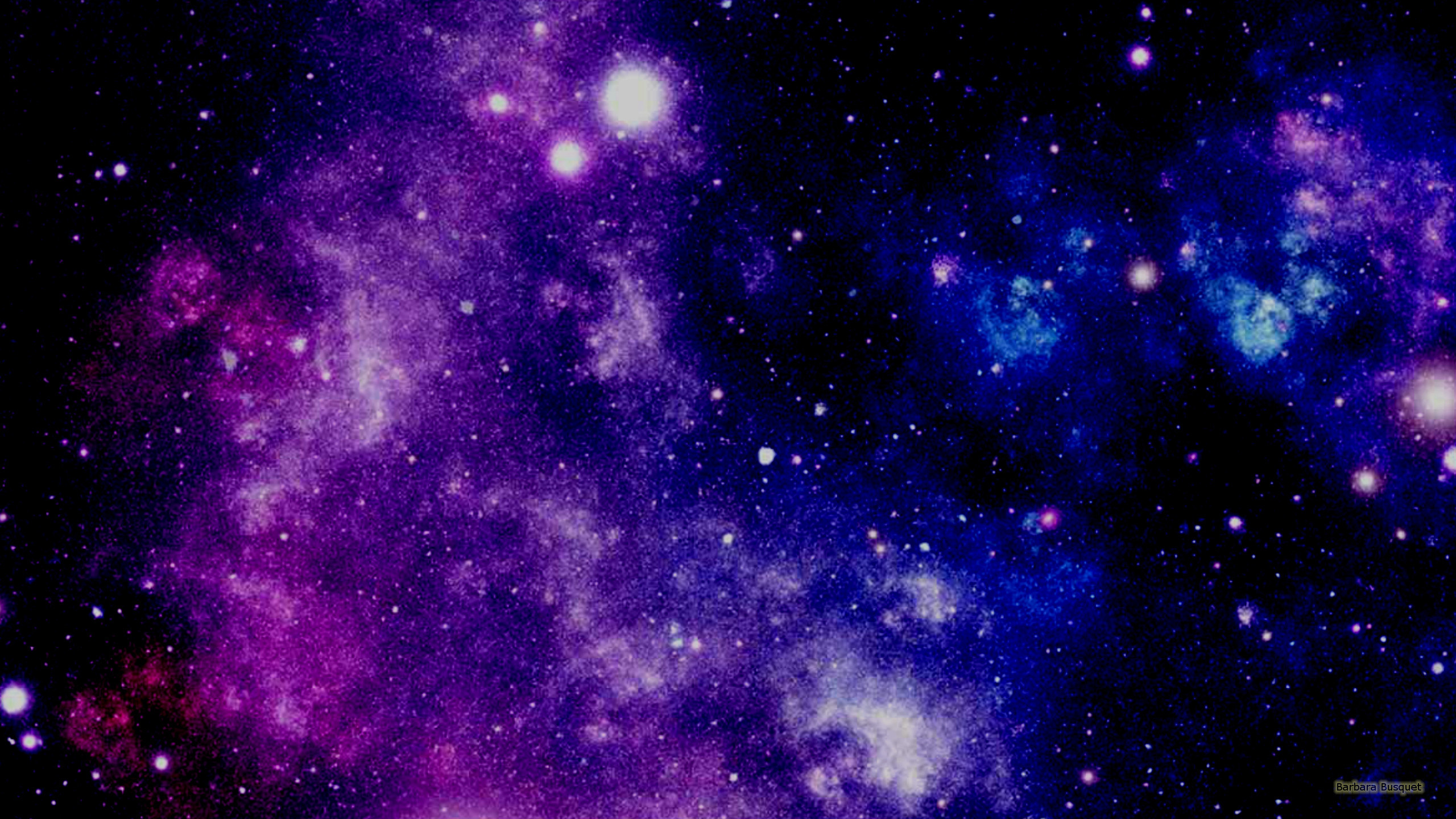 2560x1440 Dark galaxy. Dark galaxy wallpaper with stars and purple blue ...