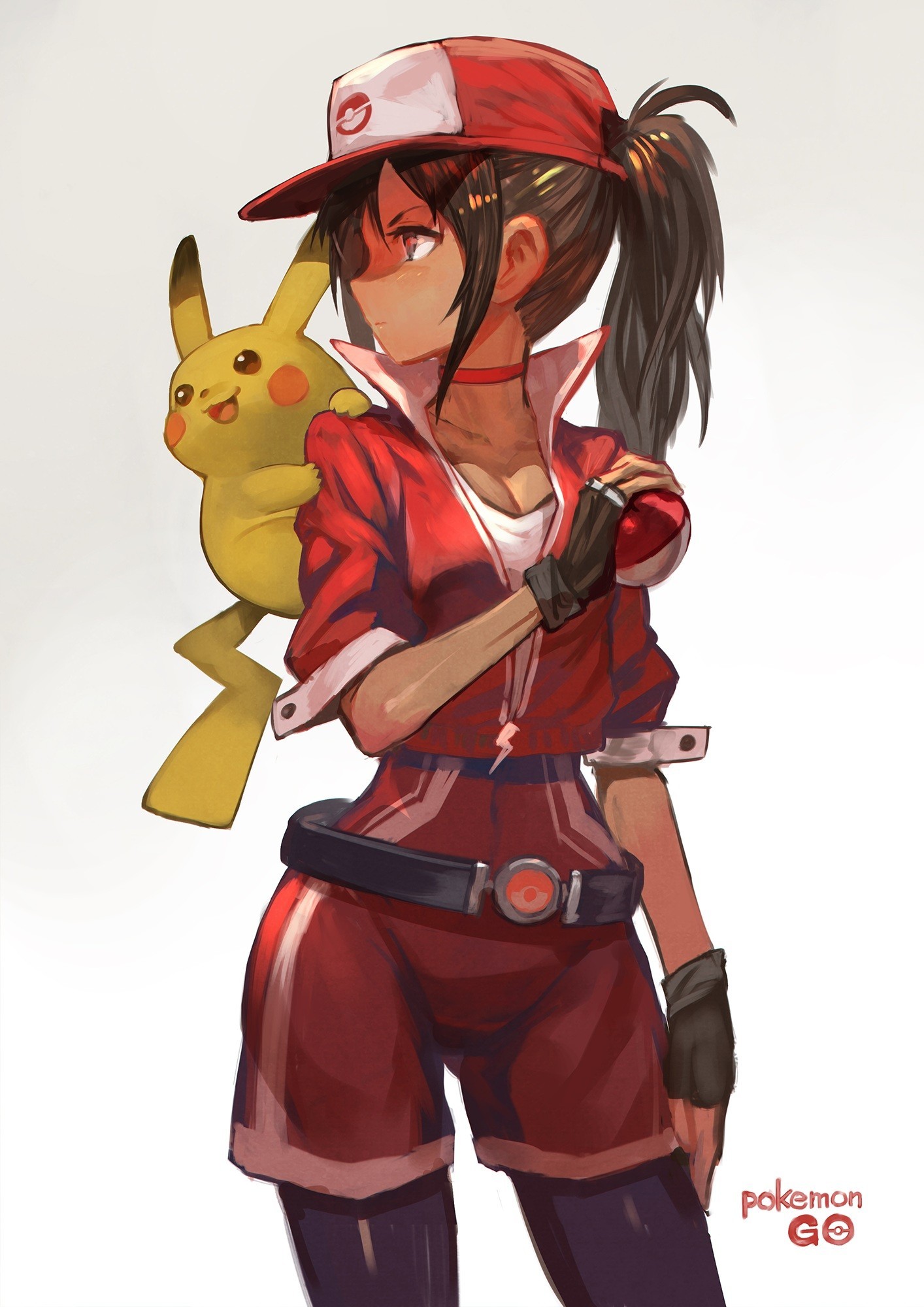 pokemon trainer red wallpaper iphone