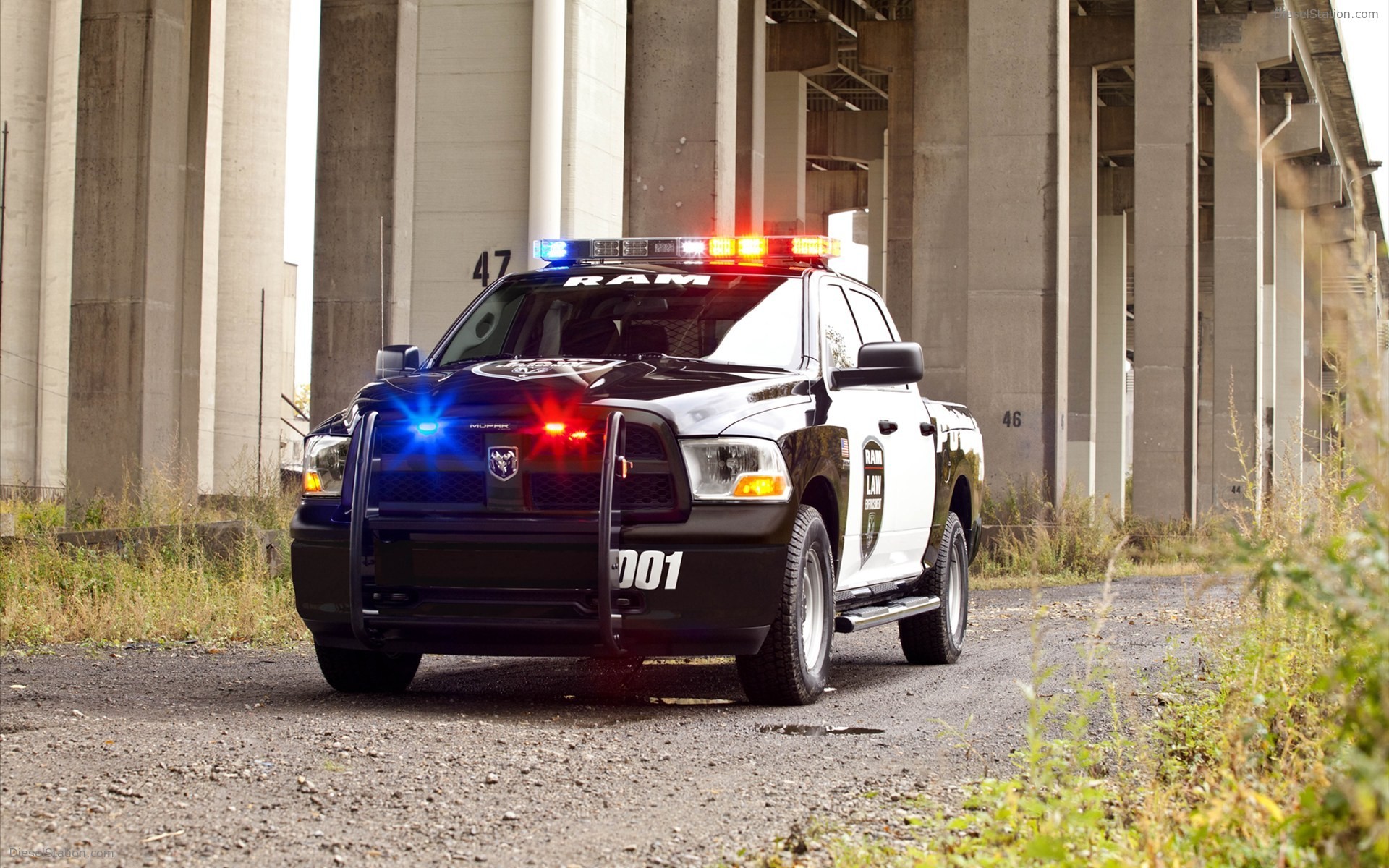 1920x1200 Dodge Ram 1500 Police Truck 2012
