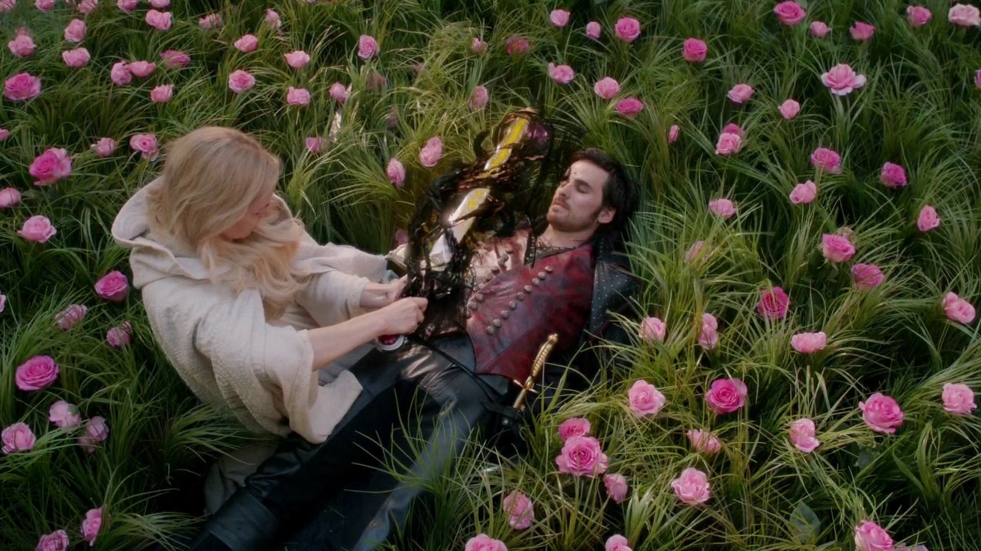 1920x1080 Once Upon a Time 5x08 Birth - Emma tethering Hook to the Excalbur
