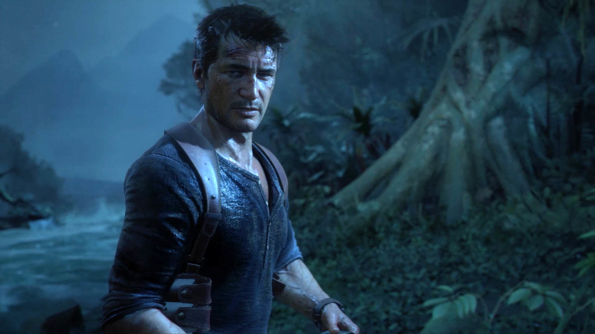 1920x1080 Nathan in the Jungle - Uncharted 4: A Thief's End  wallpaper