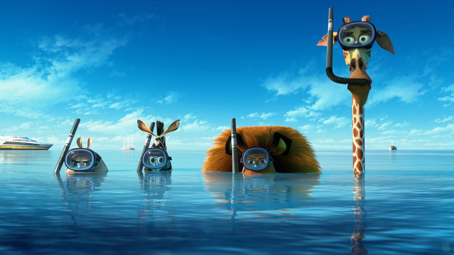1920x1080 Cast of Madagascar 3: Europe's Most Wanted wallpaper - Click picture for  high resolution HD wallpaper