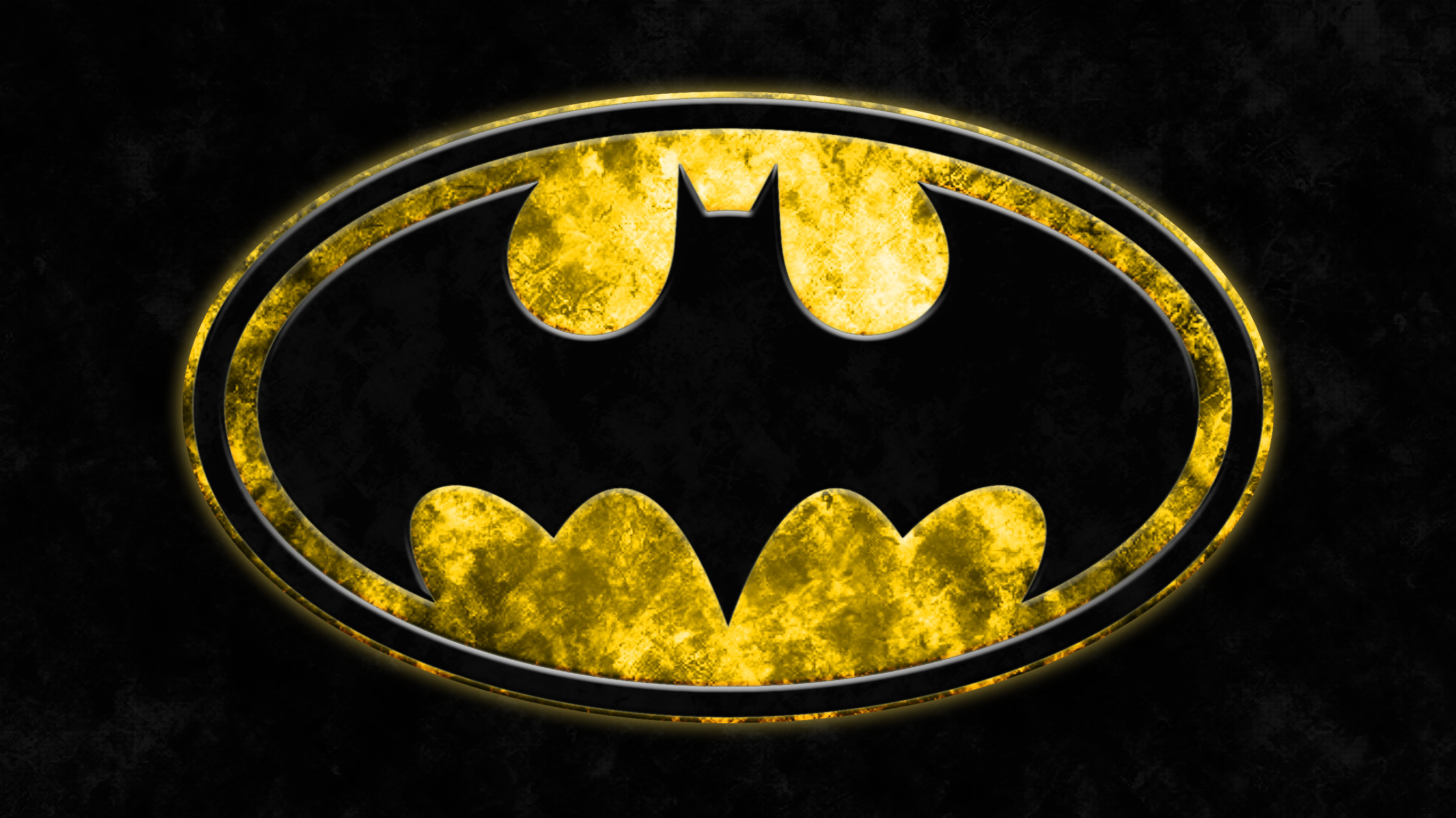 2732x1536 DeviantArt: More Like Batman Grunge Logo Wallpaper by RussJericho23