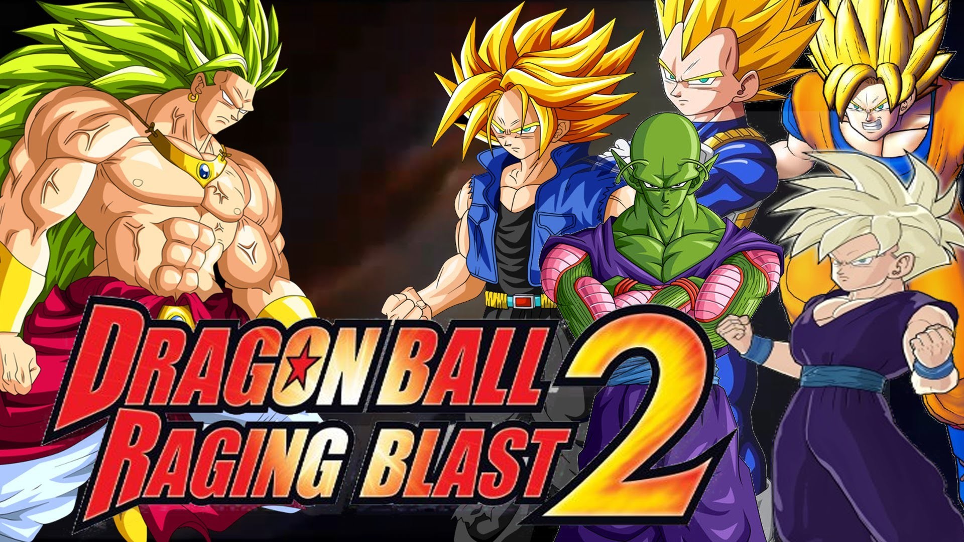1920x1080 Dragonball Raging Blast 2: SSJ3 Broly VS SSJ Goku, SSJ Vegeta, SSJ Teen  Gohan, SSJ Trunks & Piccolo - YouTube