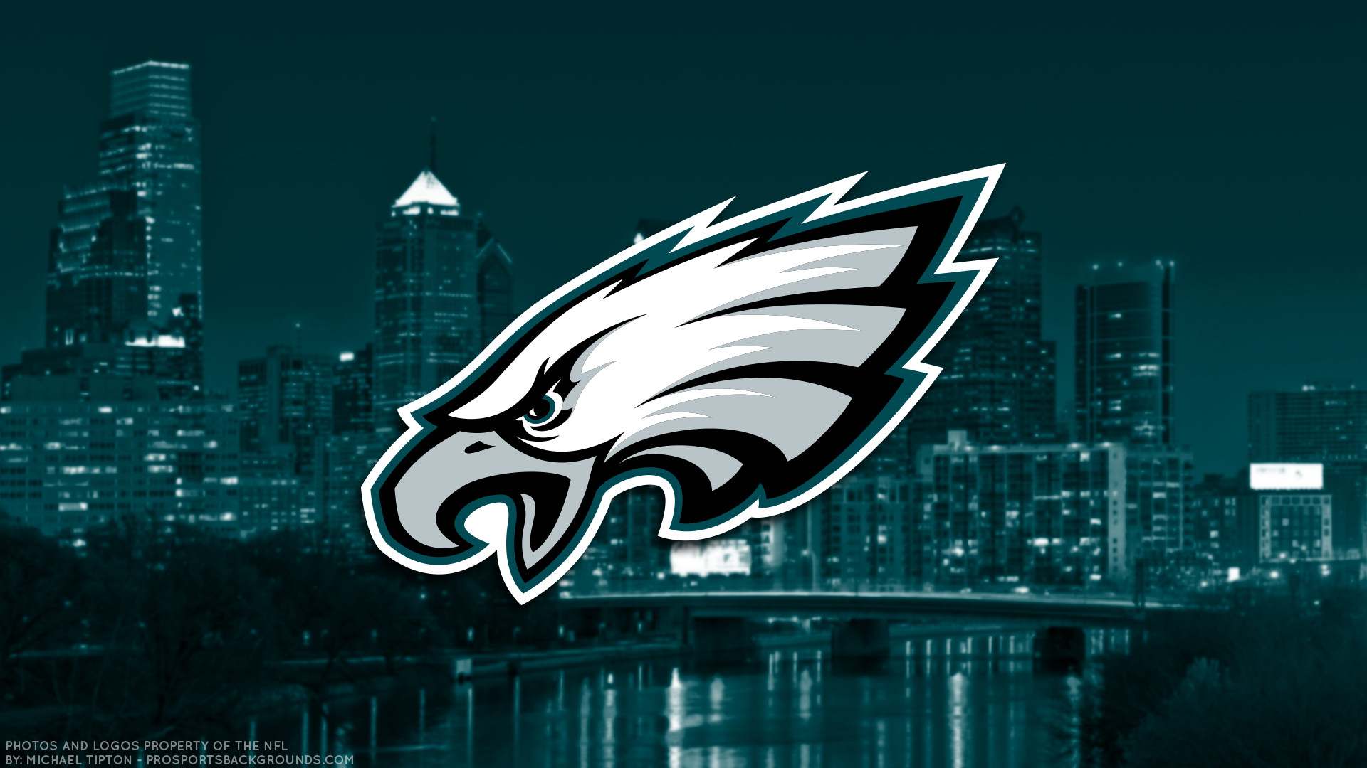 1920x1080 eagles logo city backdrop | philadelphia eagles 2017 football logo wallpaper  pc desktop computer .