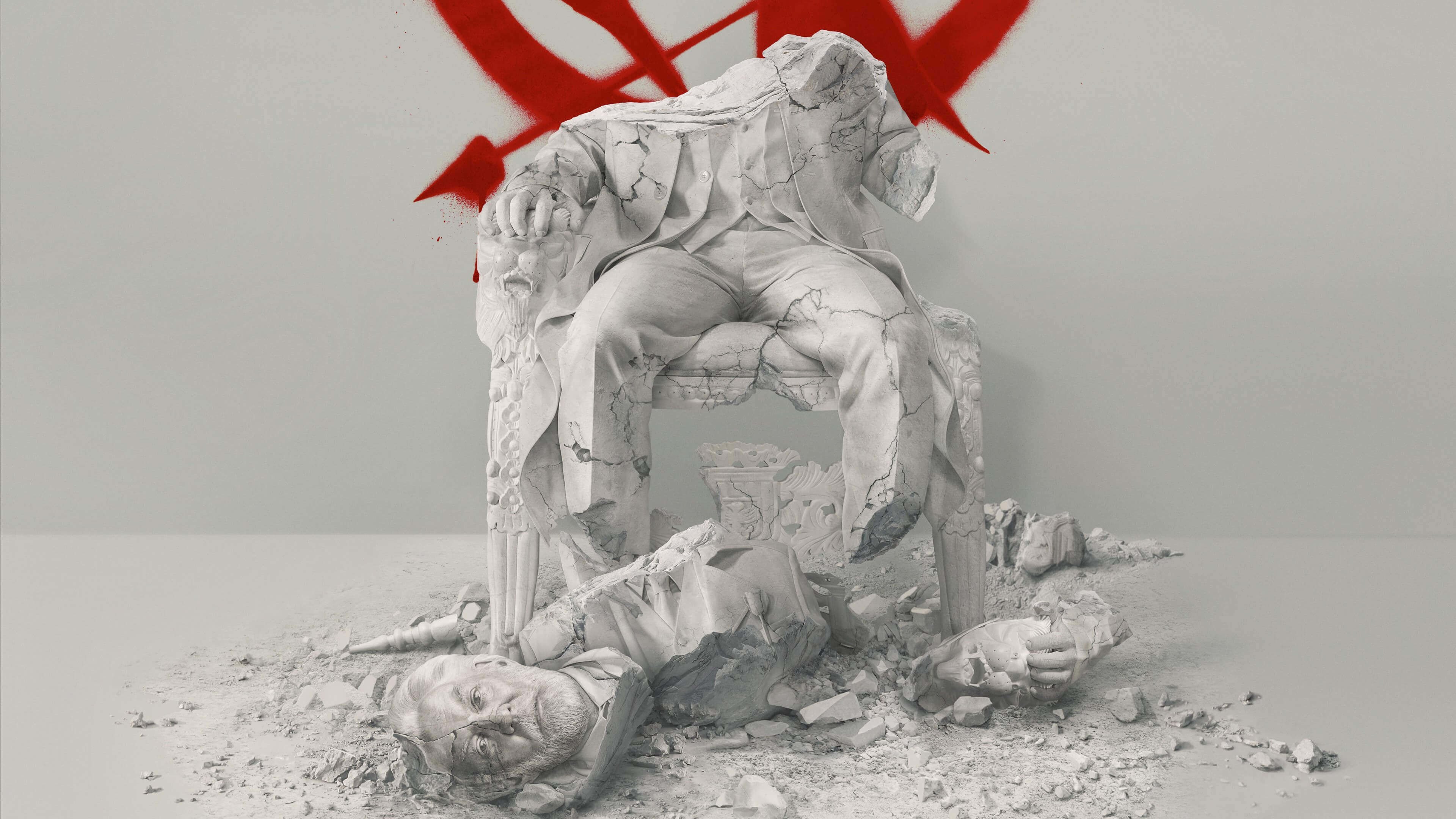 3840x2160 President-Snow-Statue-The-Hunger-Games-Mockingjay-Part-2-4K-Wallpaper