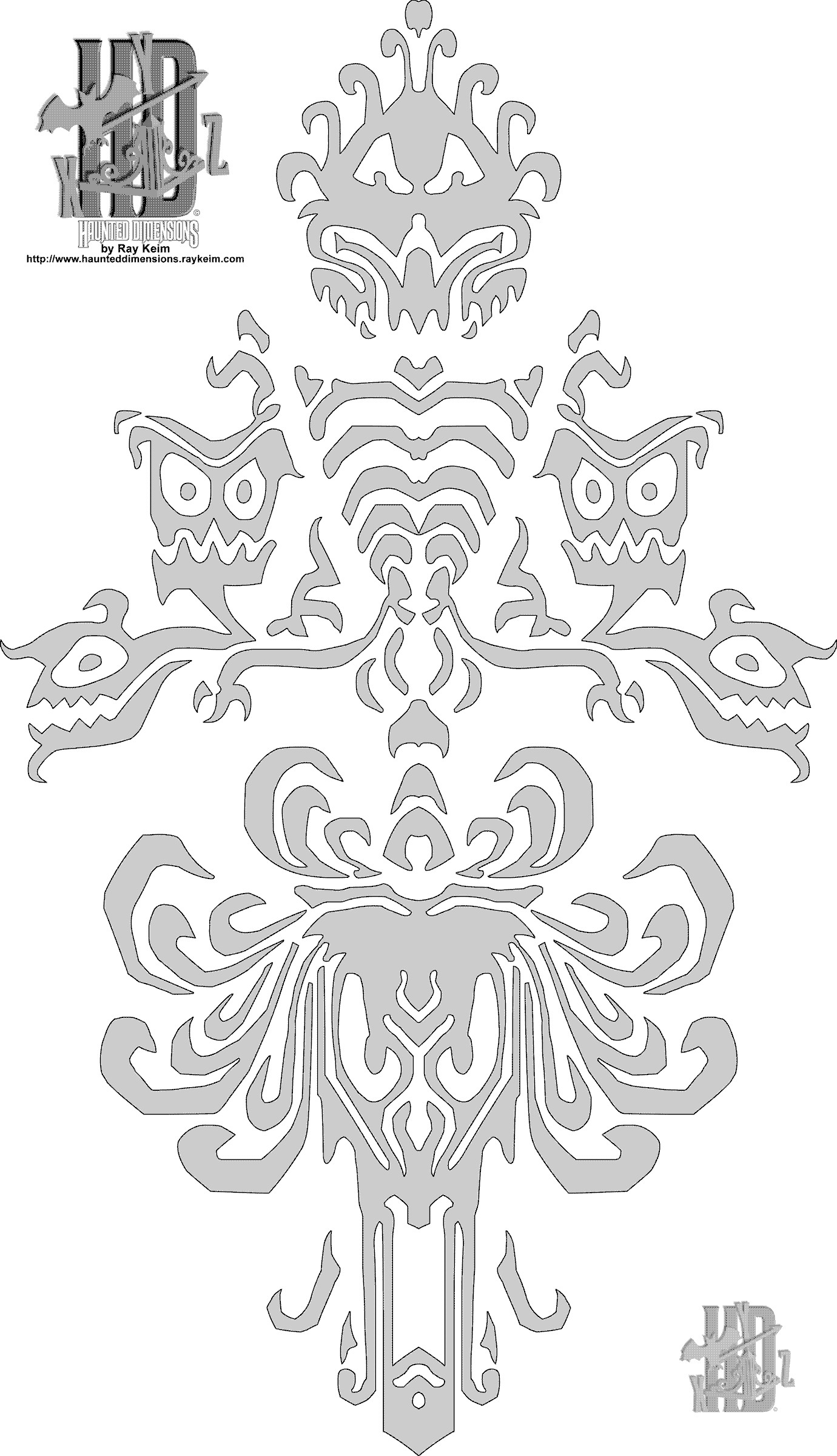 1380x2400 Haunted Mansion Wallpaper to print on cardstock to transfer to strong  vellum for wall stencil (Hallway/Walk-in)