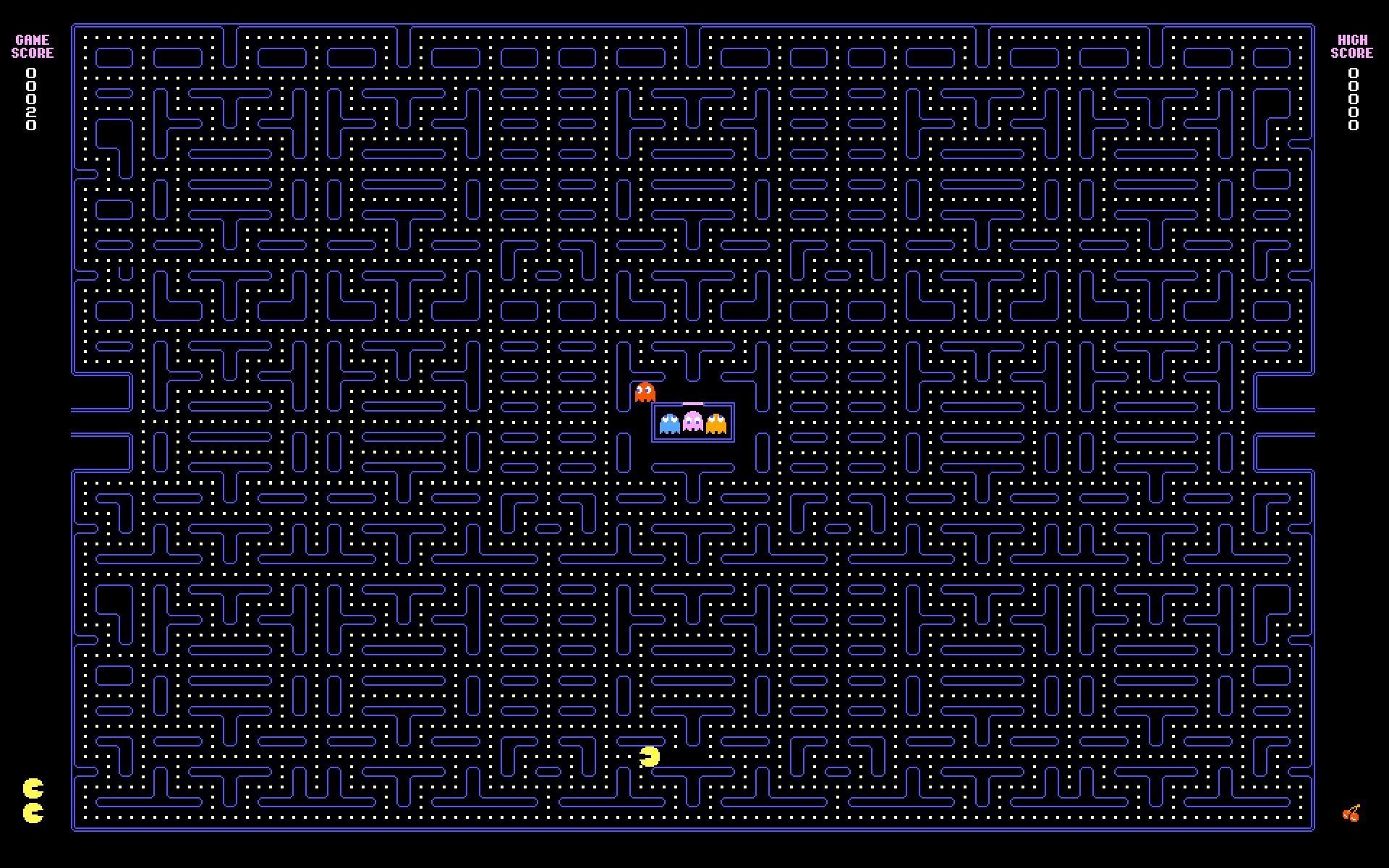 1920x1200 Pacman-Game-Wallpaper