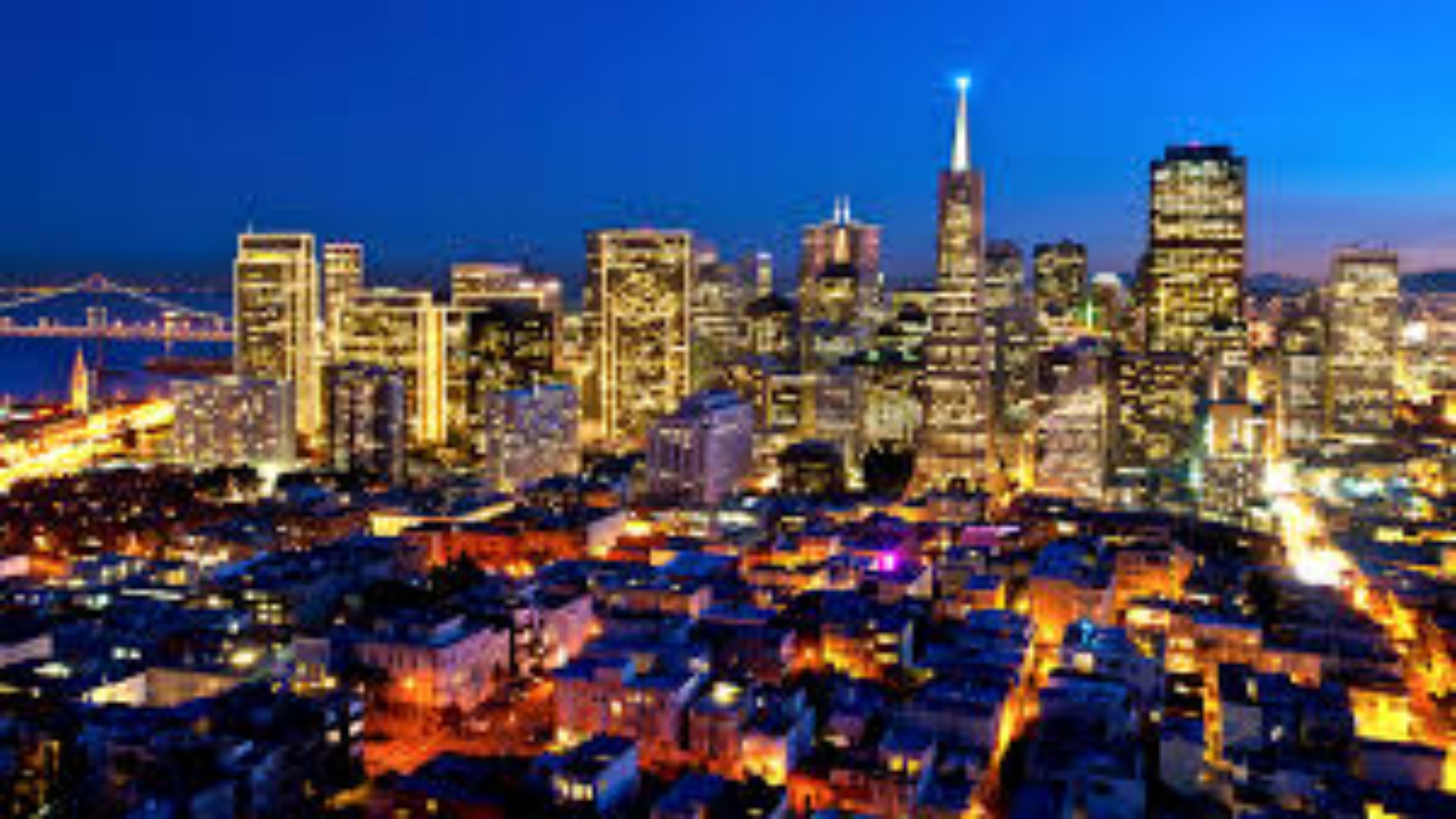 3840x2160 Wallpaper Bay Bridge, San Francisco, Skyline, 4K, World, #689