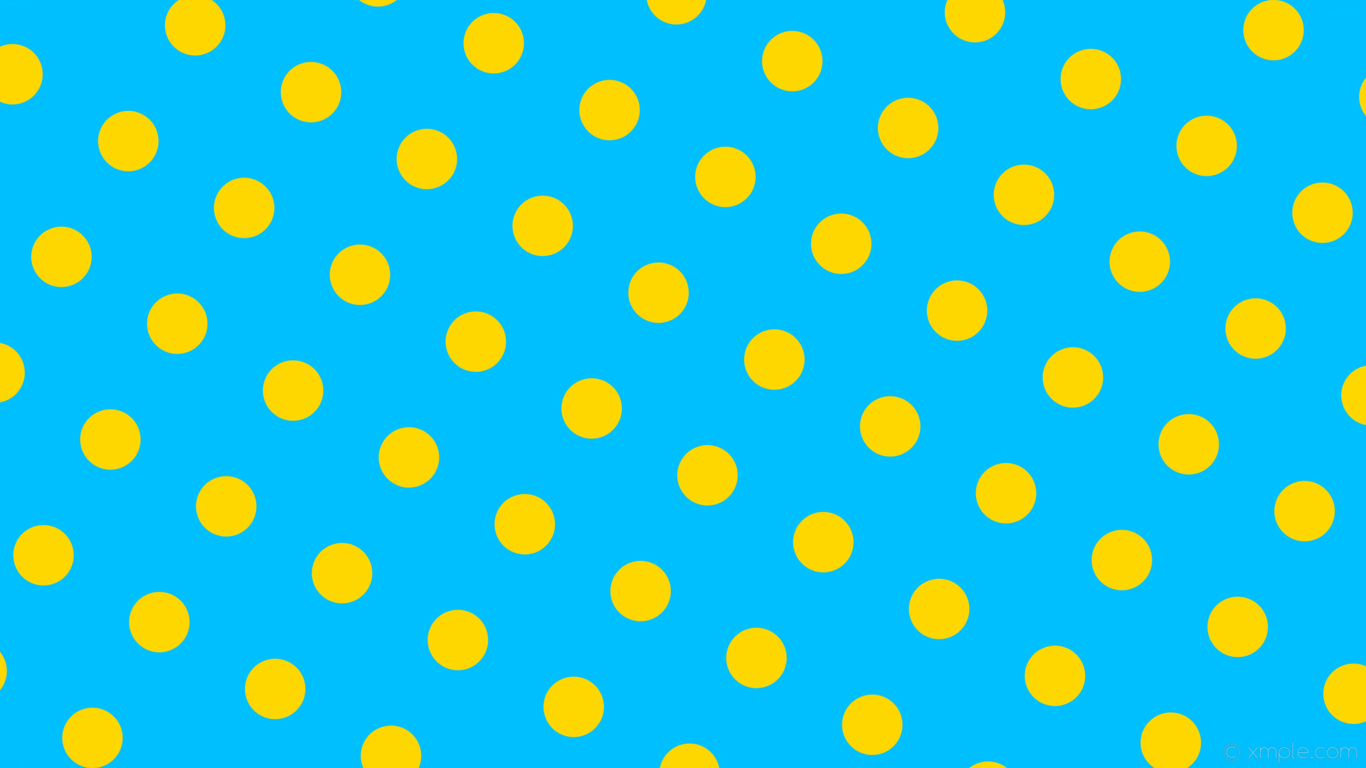 1920x1080 wallpaper spots blue yellow polka dots deep sky blue gold #00bfff #ffd700  240Â°