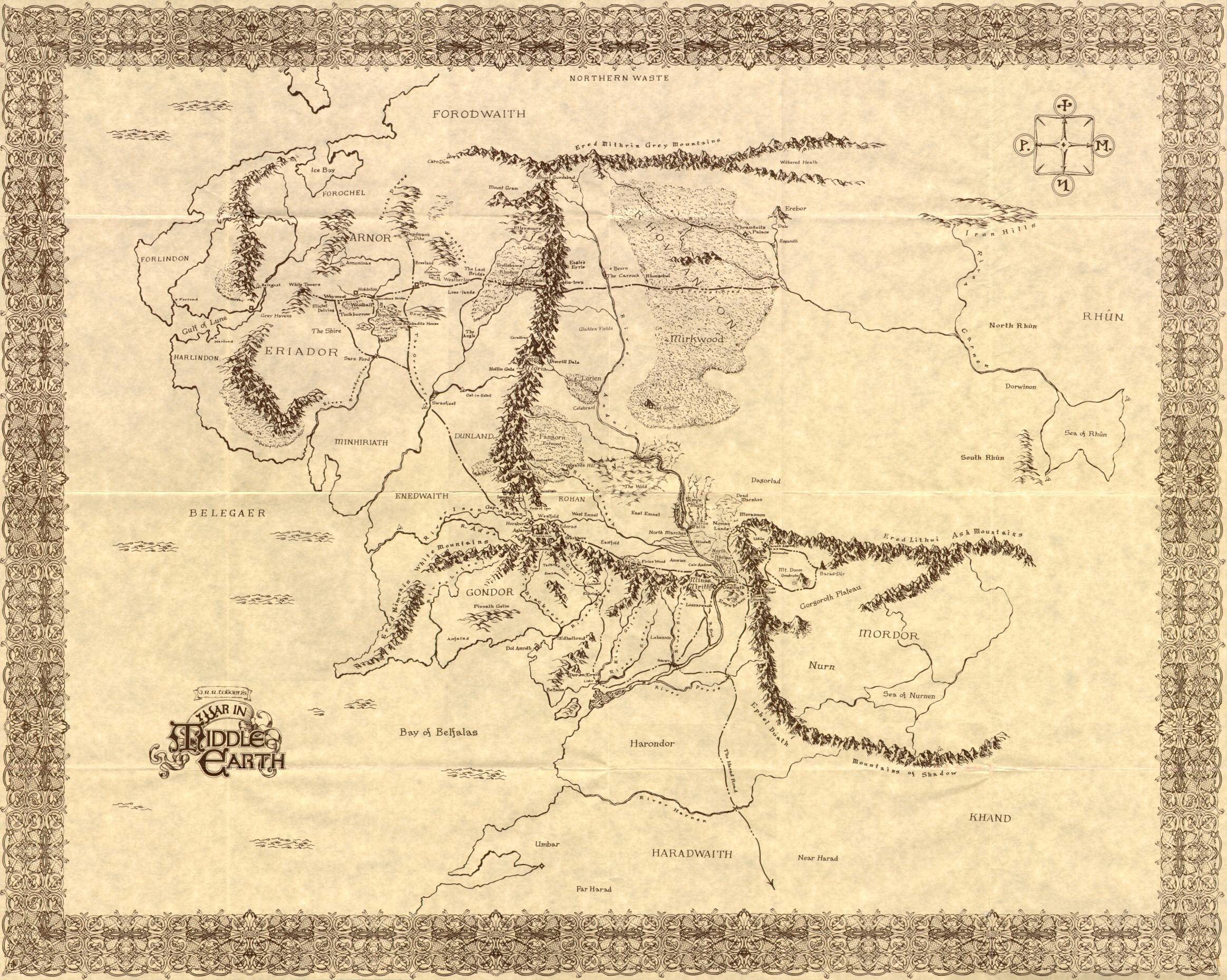 2328x1859 Images For > Middle Earth Map Wallpaper