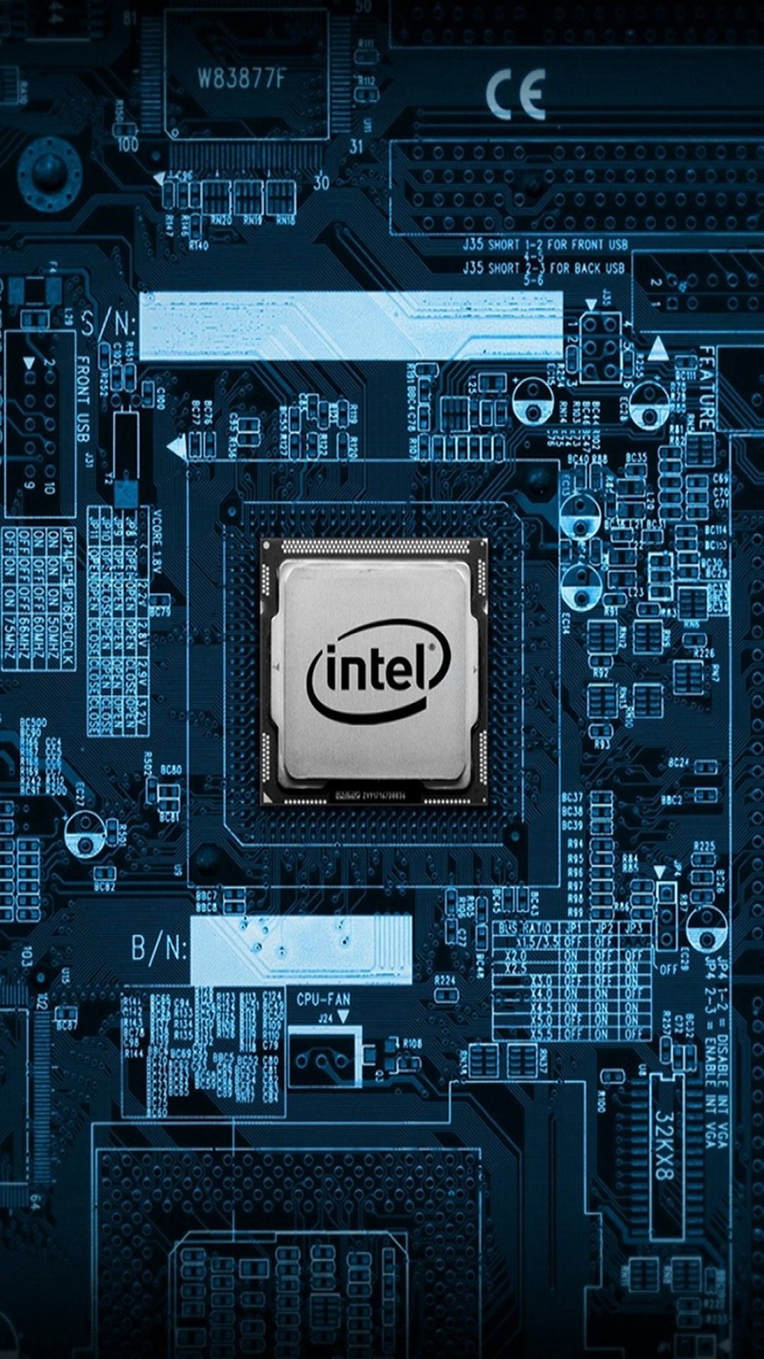 1080x1920 circuitIntel CPU Motherboard Internals iPhone 6 wallpaper