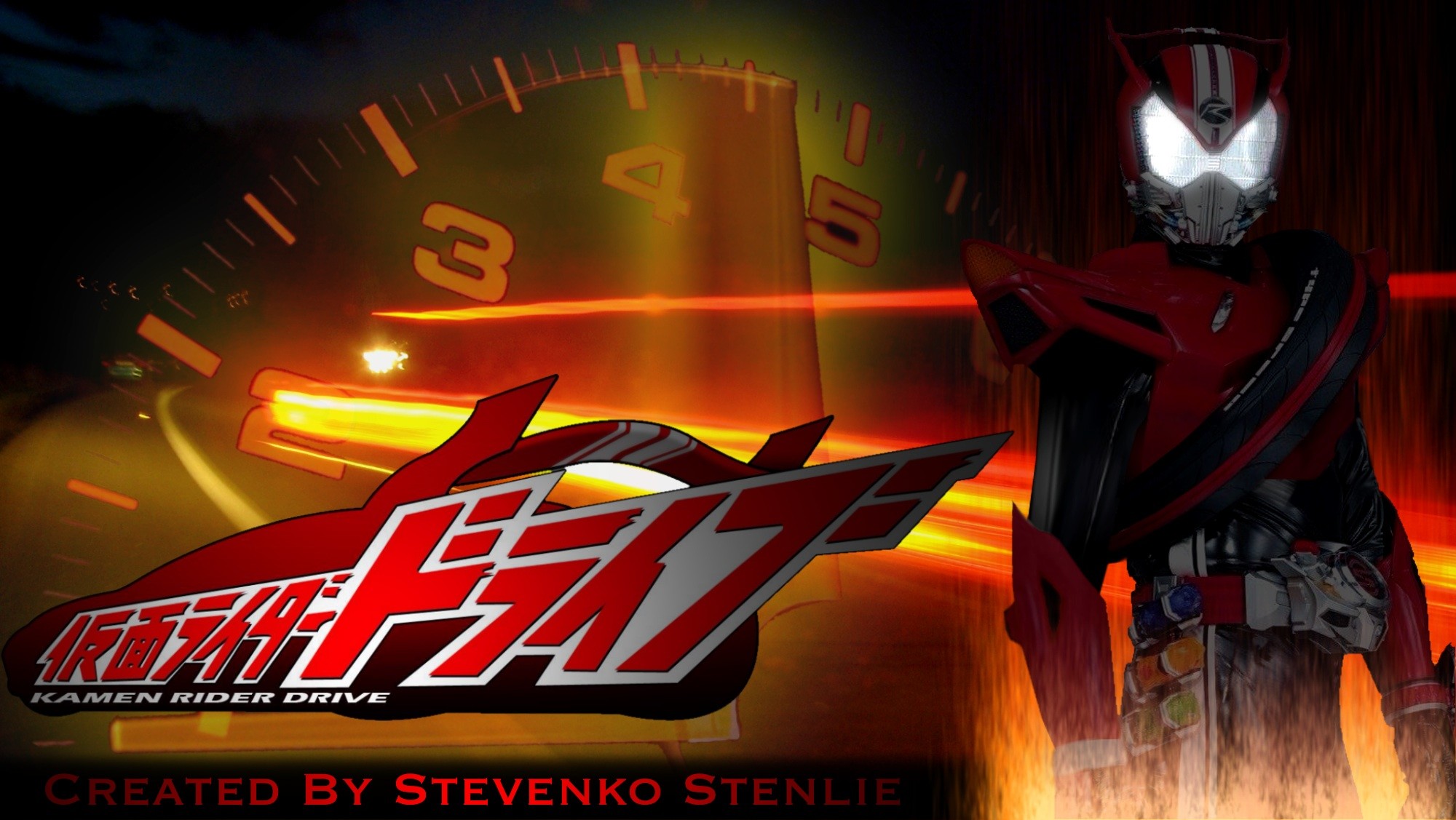 2000x1127 ... Kamen Rider Drive - Wallpaper by stevenkostenlie
