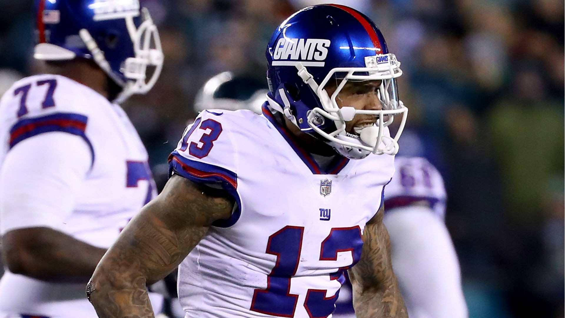 1920x1080 Odell beckham jr caught 'growling to himself' after giants' loss