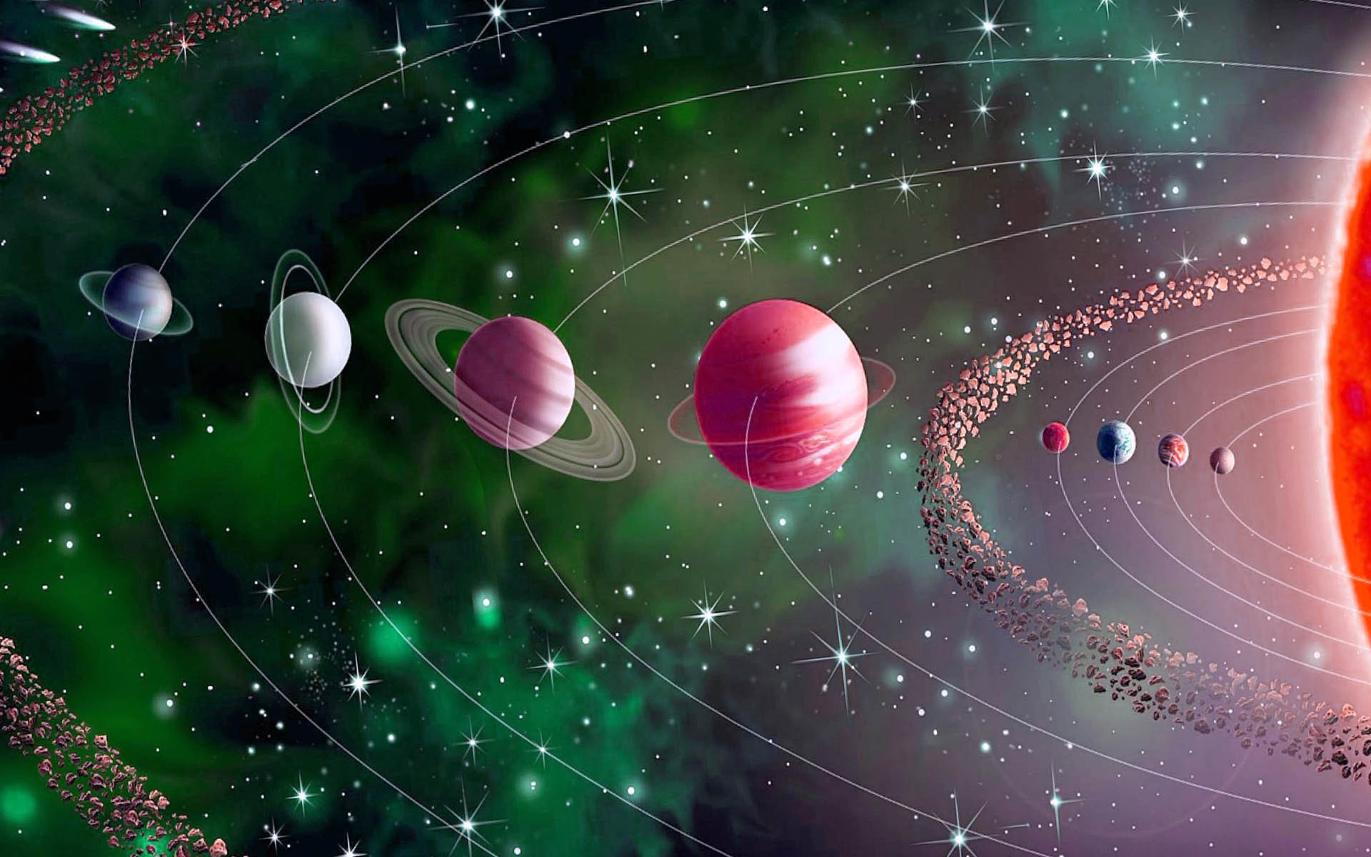 1920x1200 ... wallpapers; planet the most important in astrology is to know about  planets ...