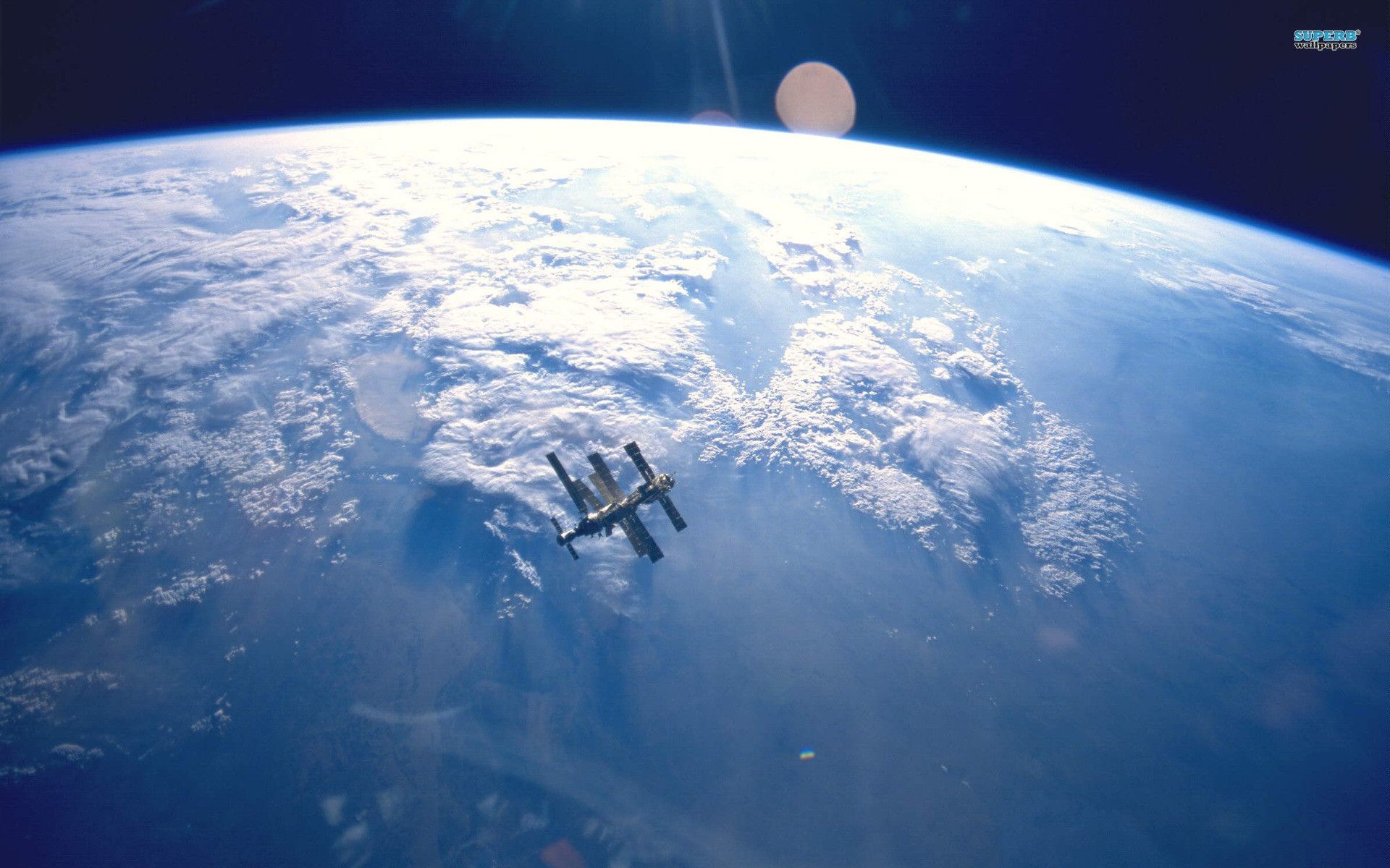 1920x1200 Space station near the planet wallpaper - Fantasy wallpapers - #53549 ...