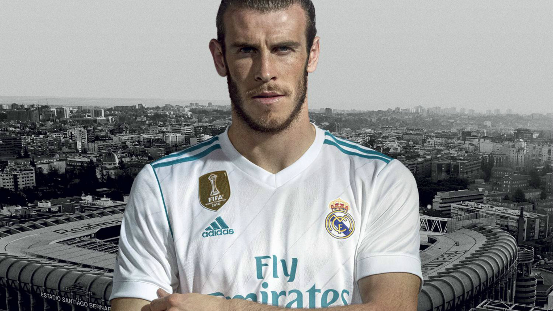 1920x1080 New Real Madrid Home Kit Download Gareth Bale HD Wallpaper from  WallpapersHDBackground