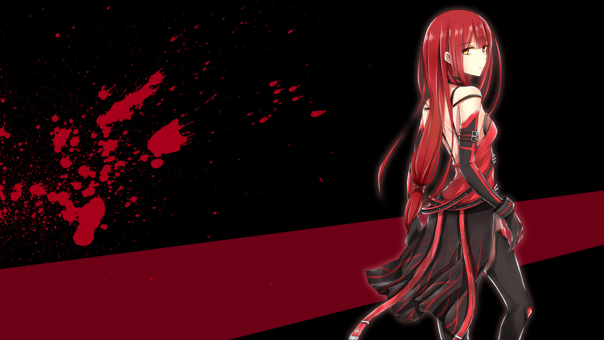 1920x1080 Video Game - Elsword Elesis (Elsword) Crimson Knight Dark Red Hair Wallpaper