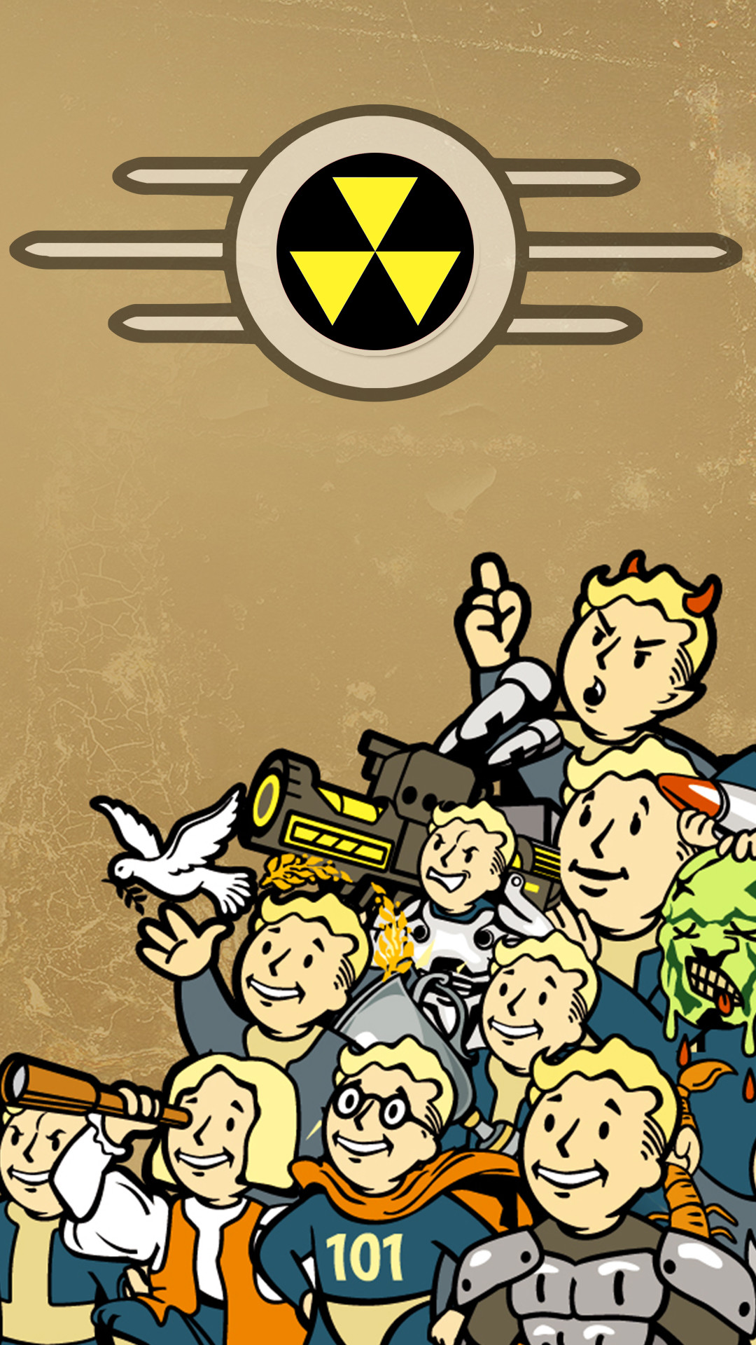 Vault Boy Phone Wallpaper.